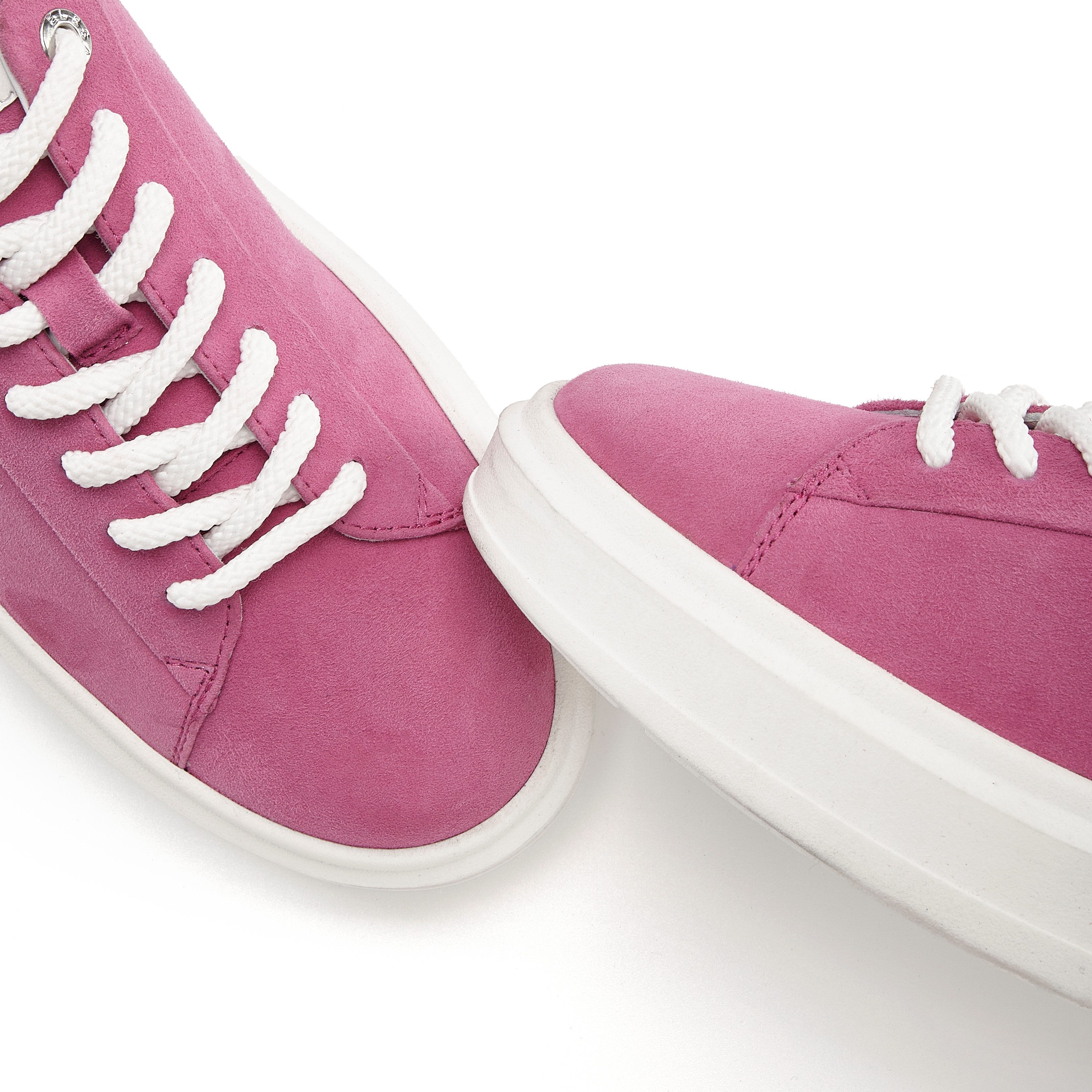 Elbsand Sneakers Veterschoen, vrijetijdsschoen van leer met modieuze plateaus zool