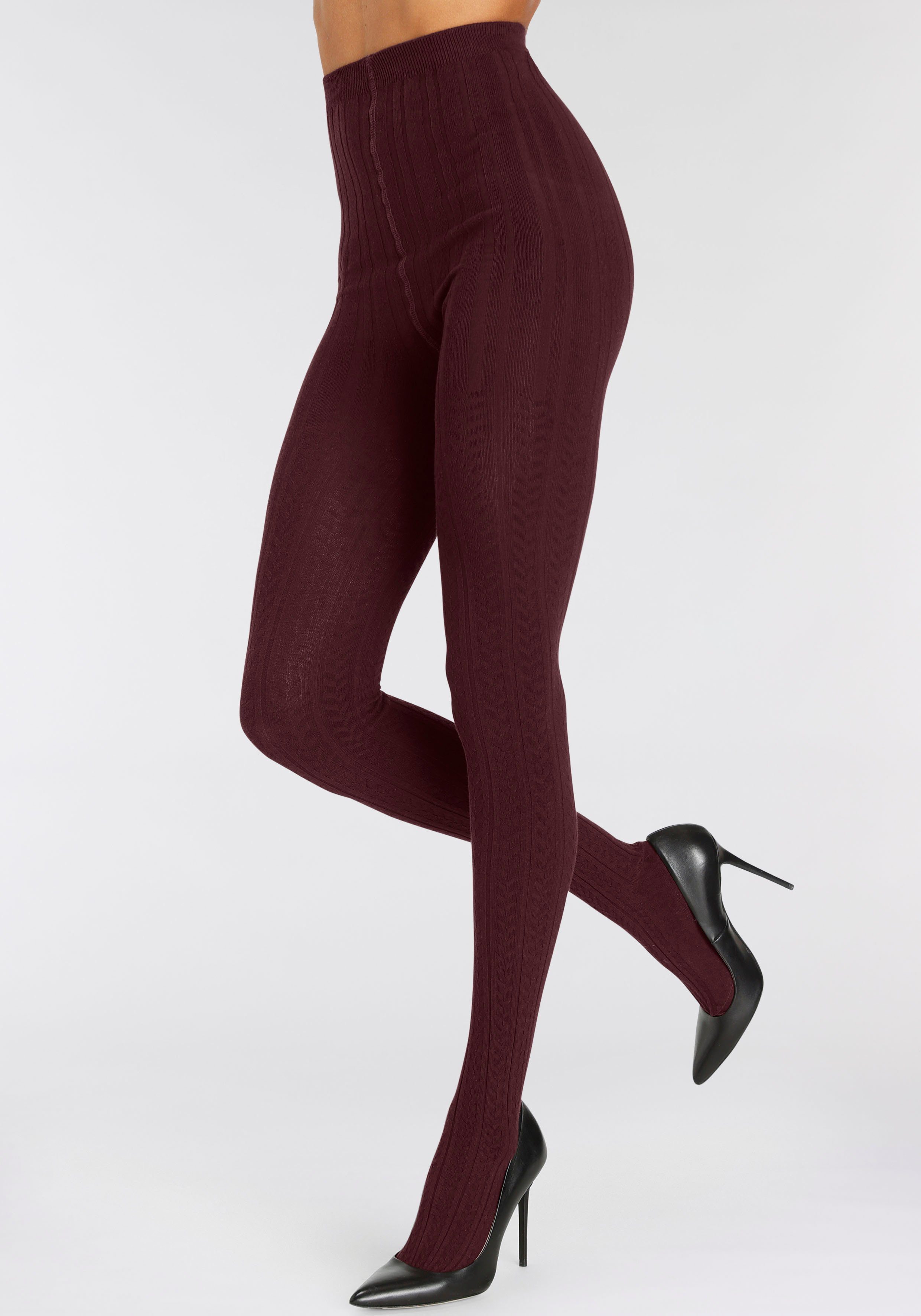 Lascana Maillot met kabelpatroon (2 stuks)