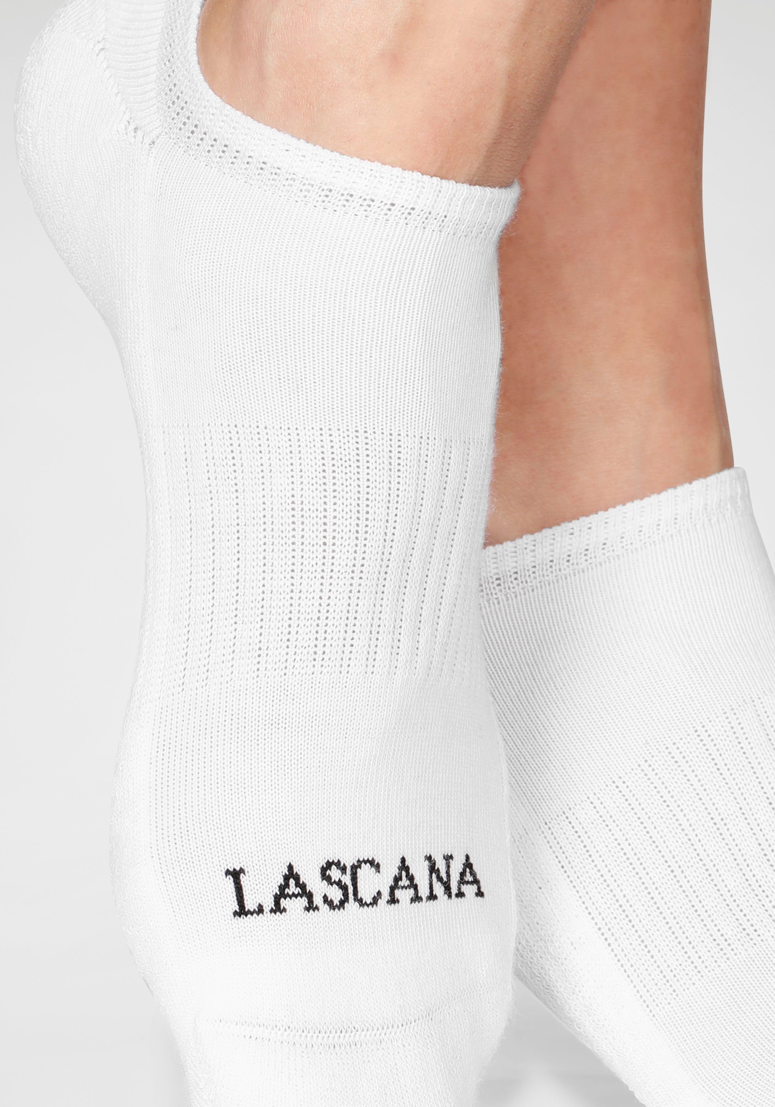 active by Lascana Sneakersokken met voetfrotté (set, 7 paar)