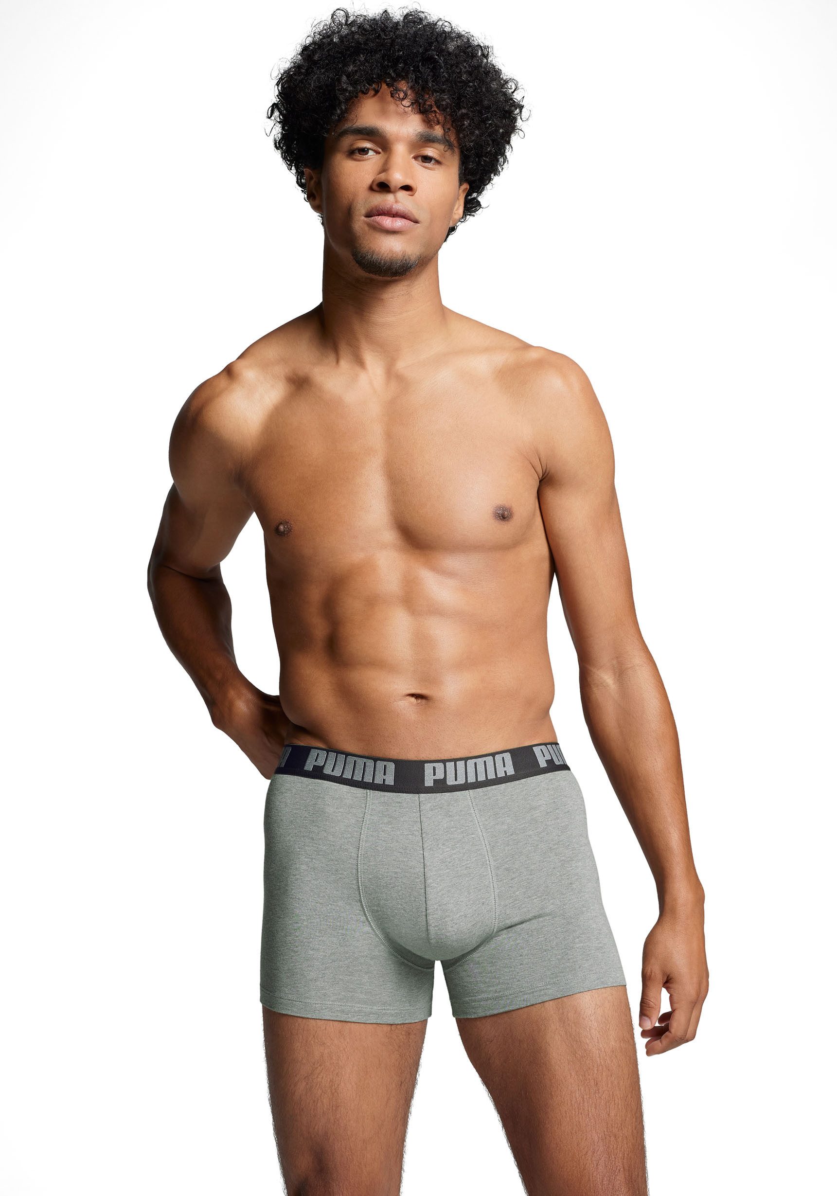 PUMA Boxershort met puma webband (2 stuks, Set van 2)