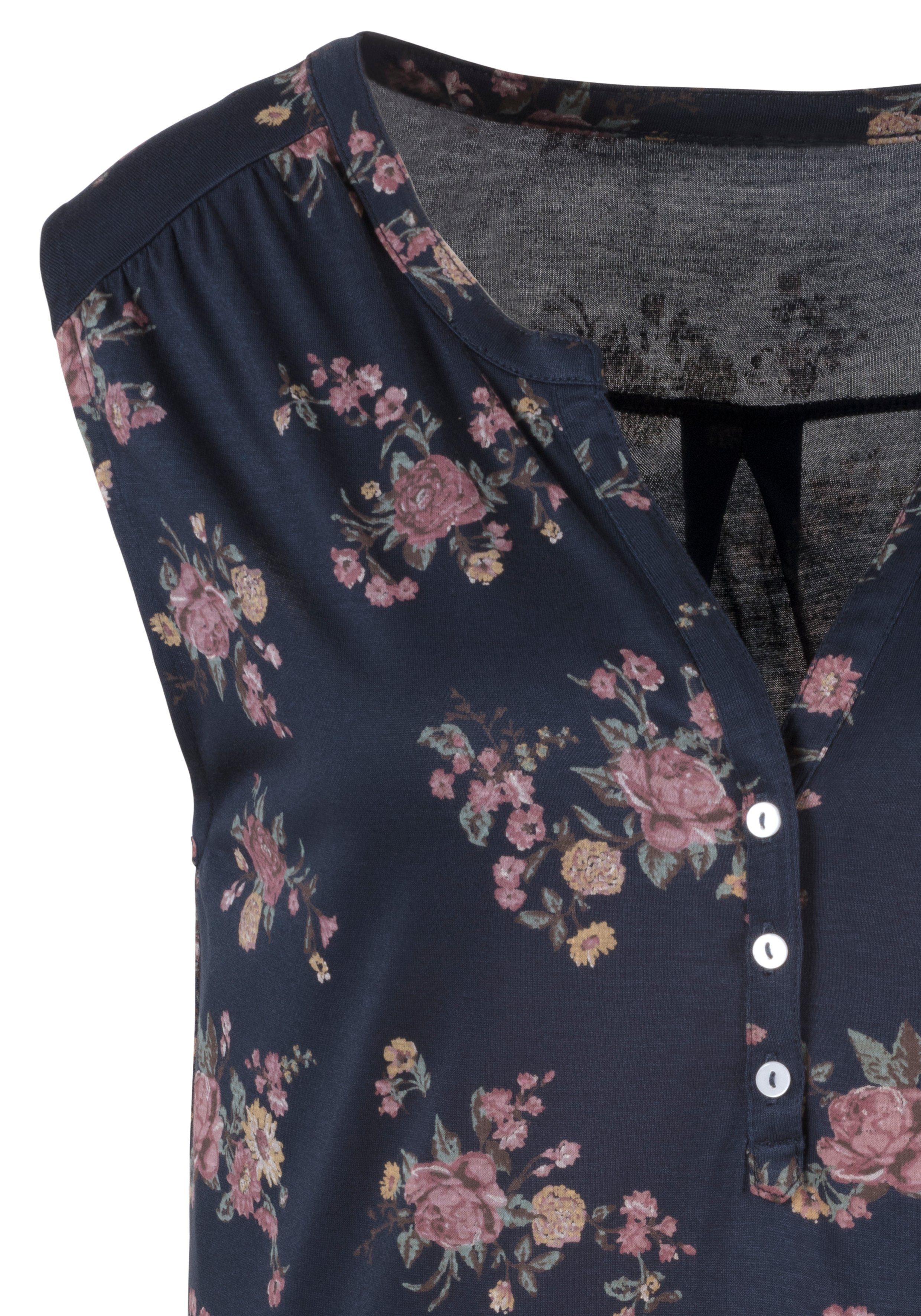 Lascana Shirttop in modieuze blouse-look (2-delig, Set van 2)