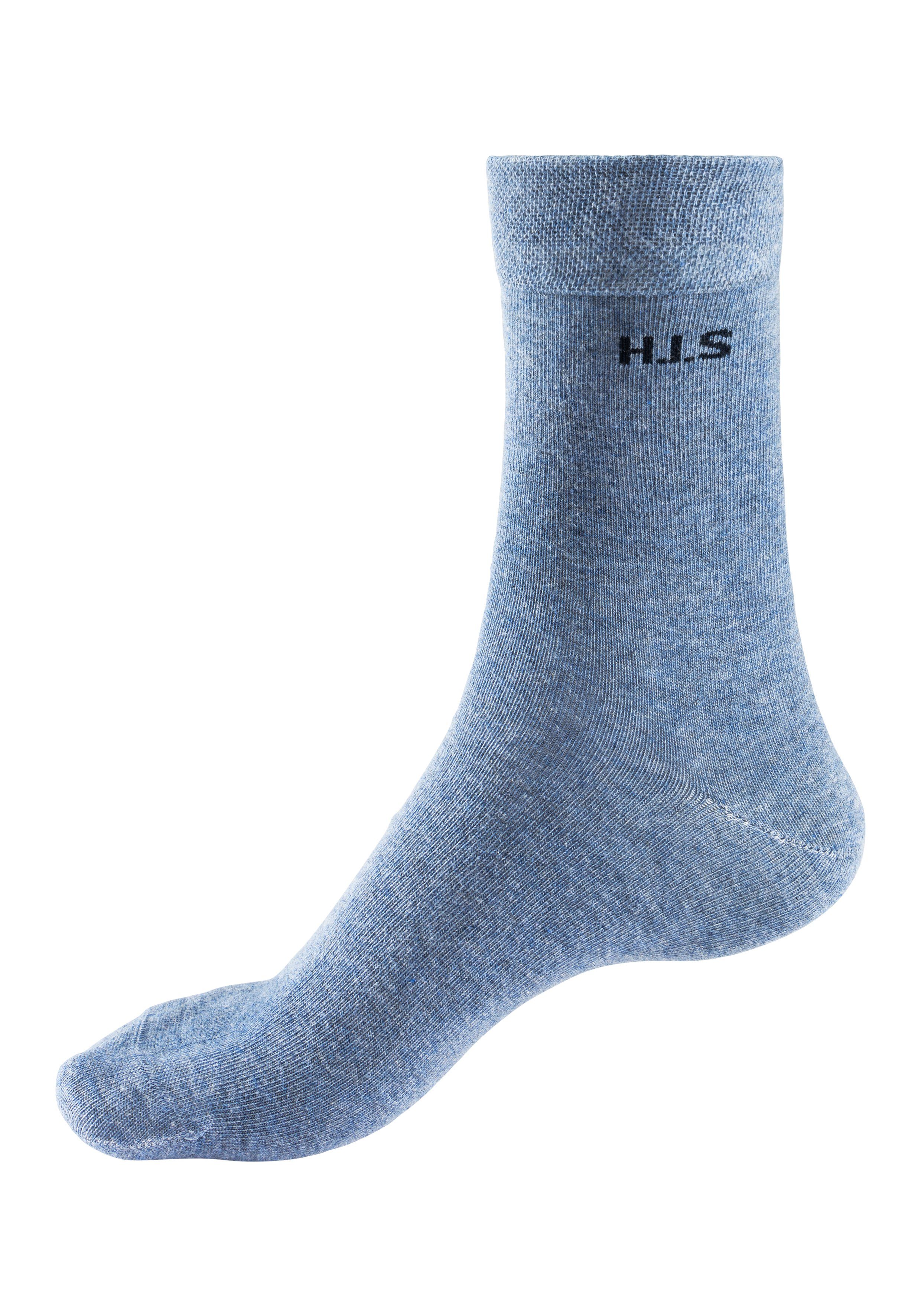 H.I.S Sokken met knelvrije boord (set, 4 paar)