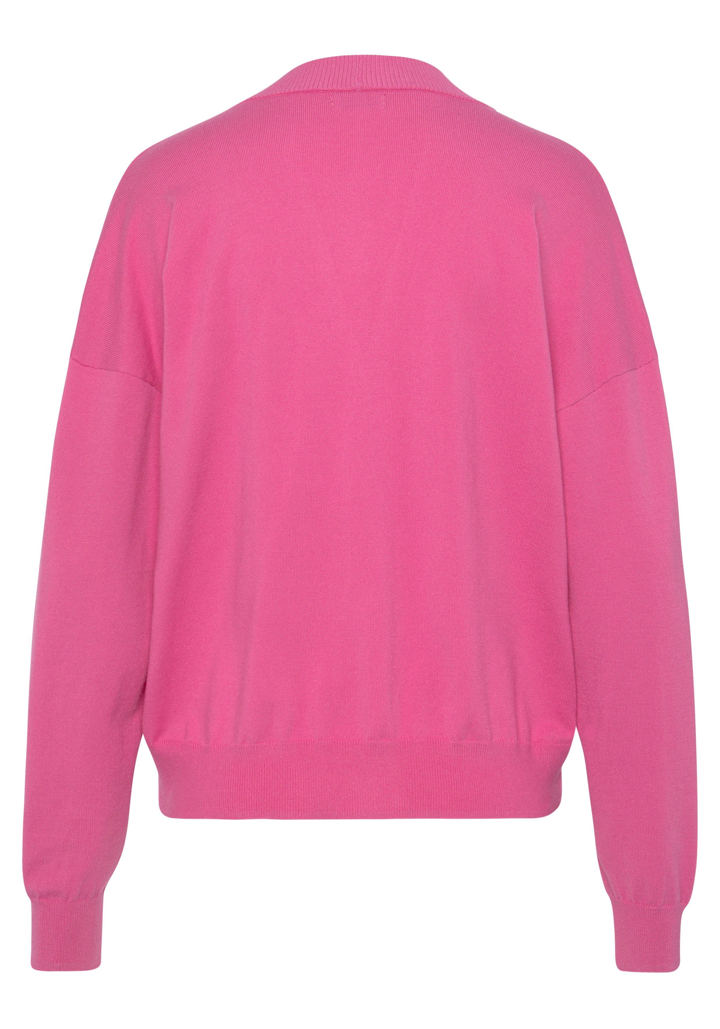 Lascana Vest -lounge jas in korte vorm, loungewear