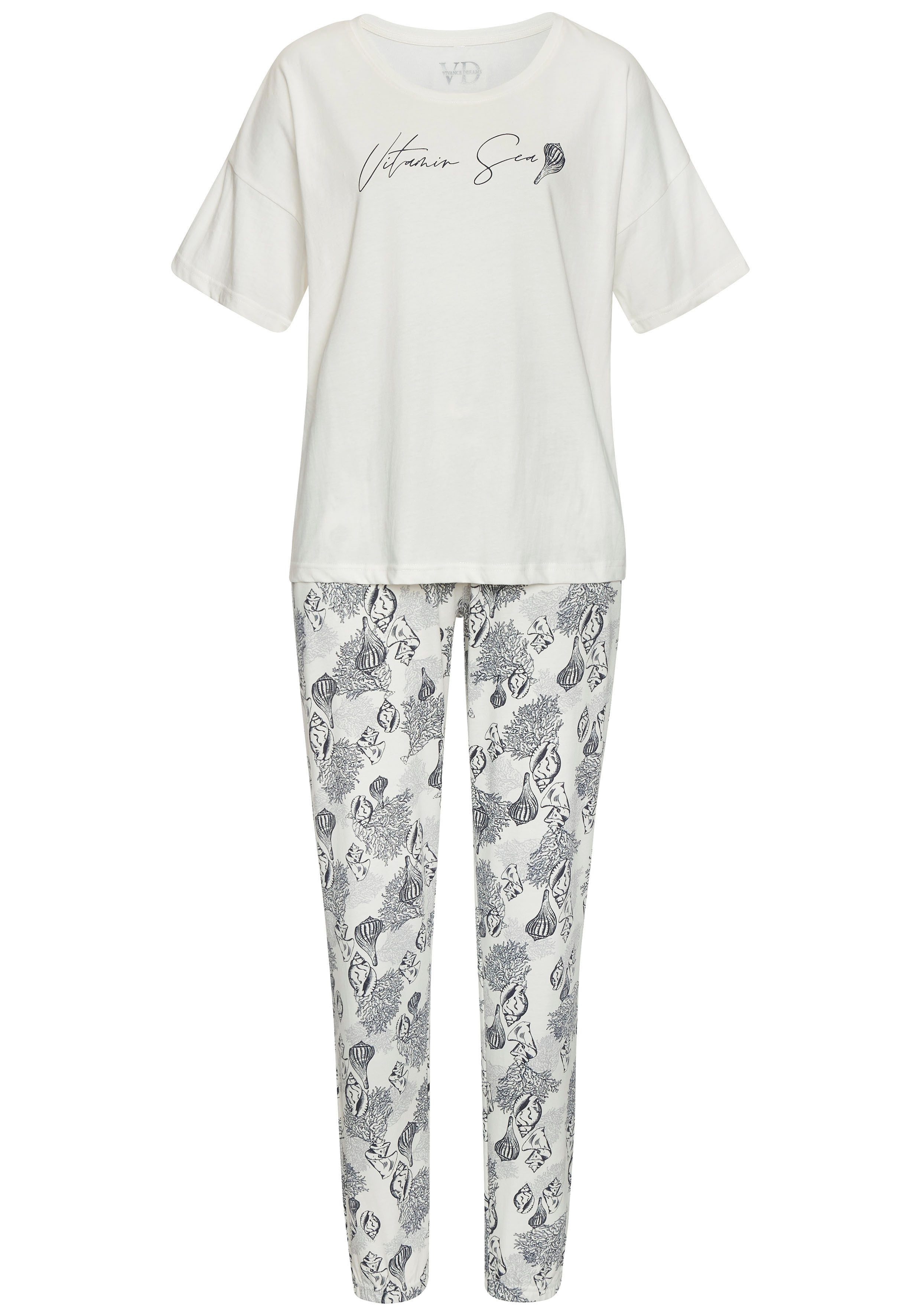 Vivance Dreams Pyjama All-over print (set, 2-delig)