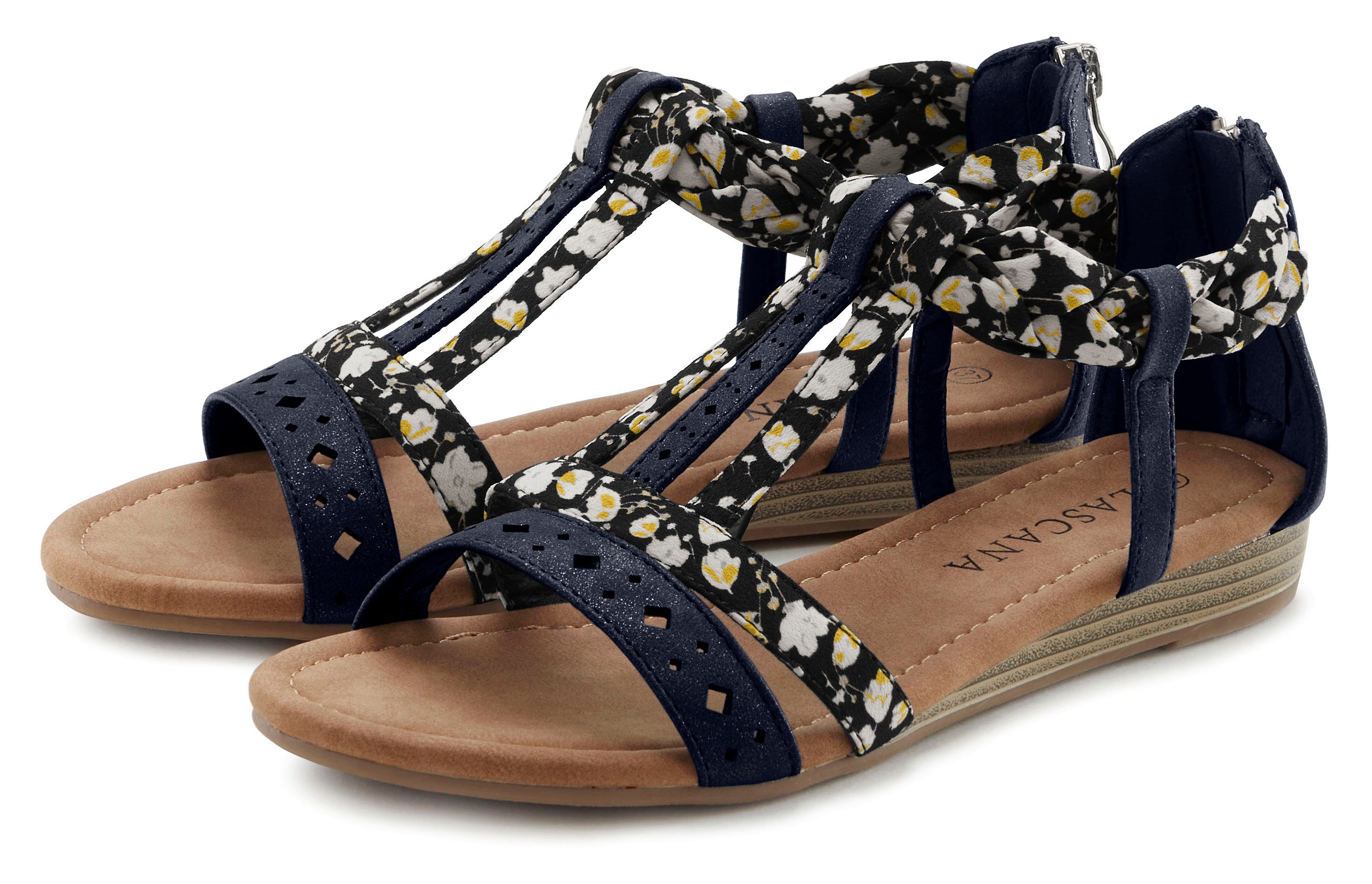 Lascana Sandalen Sandalette, zomerschoen met banden in festival-look VEGAN