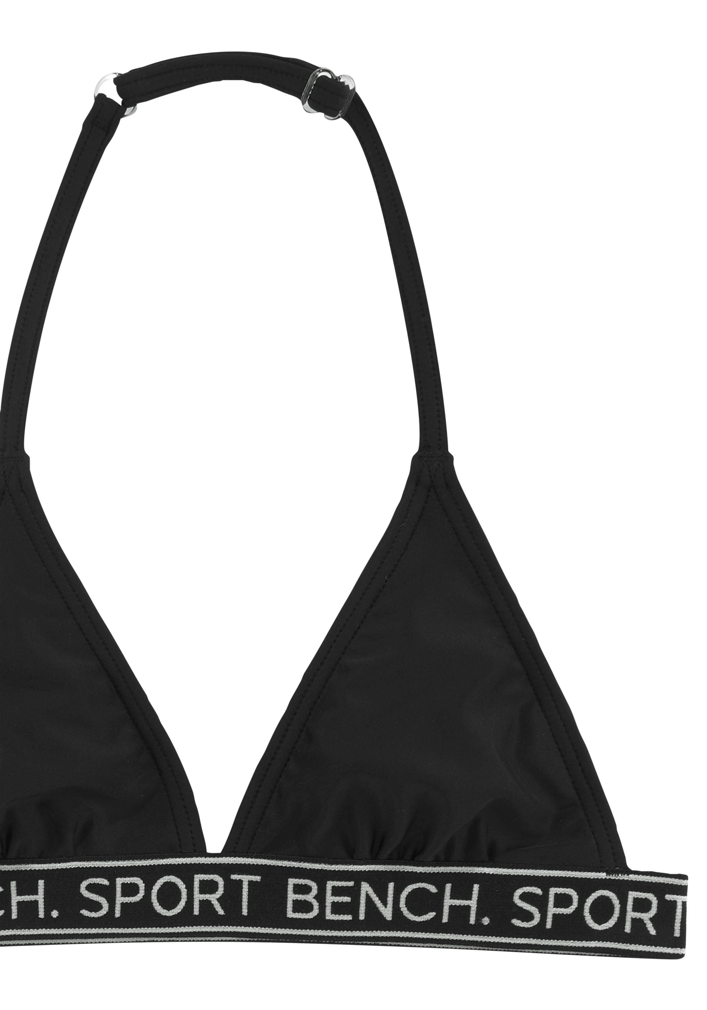 Bench. Triangelbikini Yva Kids in een sportief design en kleuren bikini's maat 122/128 zwart
