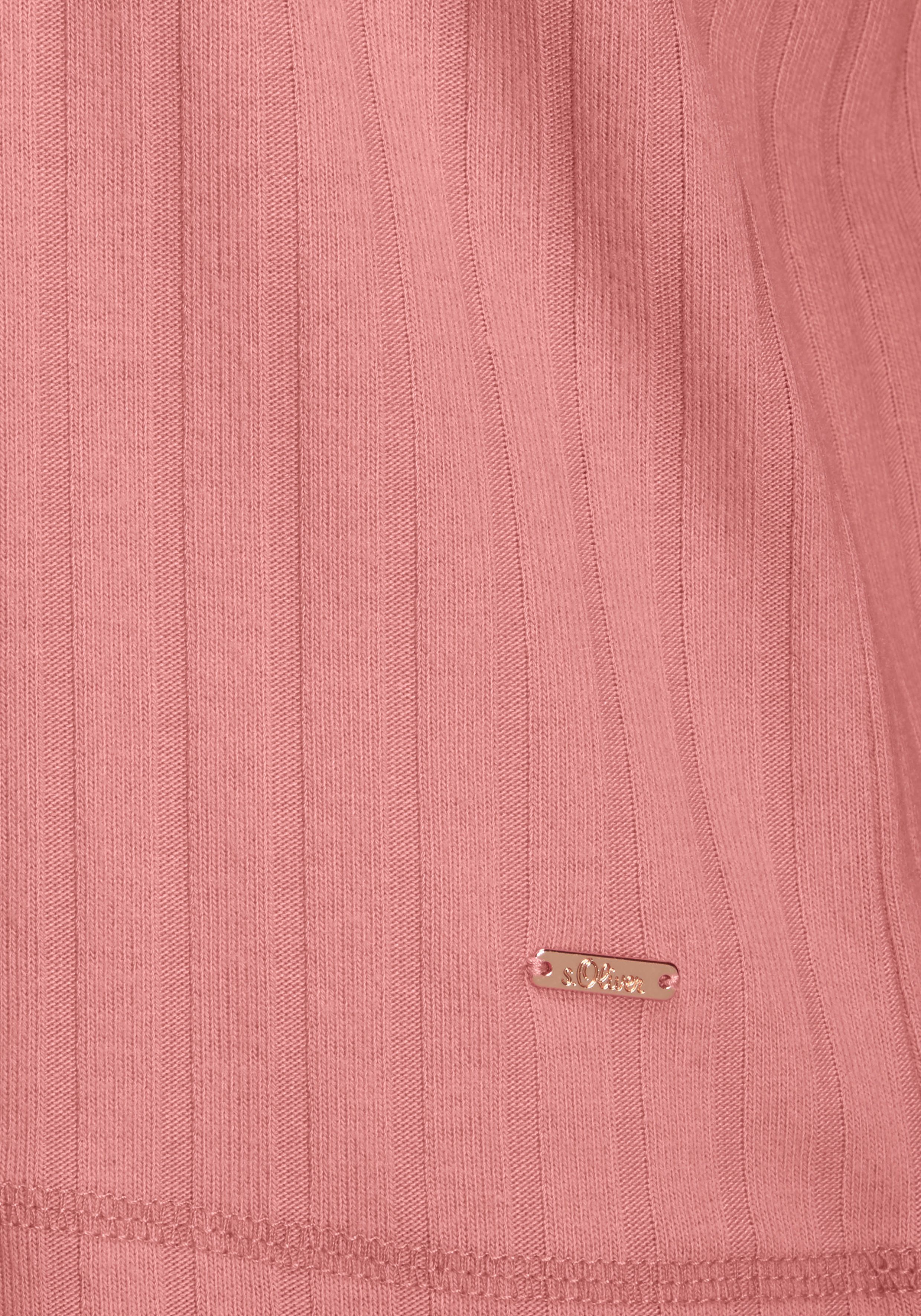 s.Oliver RED LABEL Beachwear Shirt met lange mouwen Capuchon met satijnband