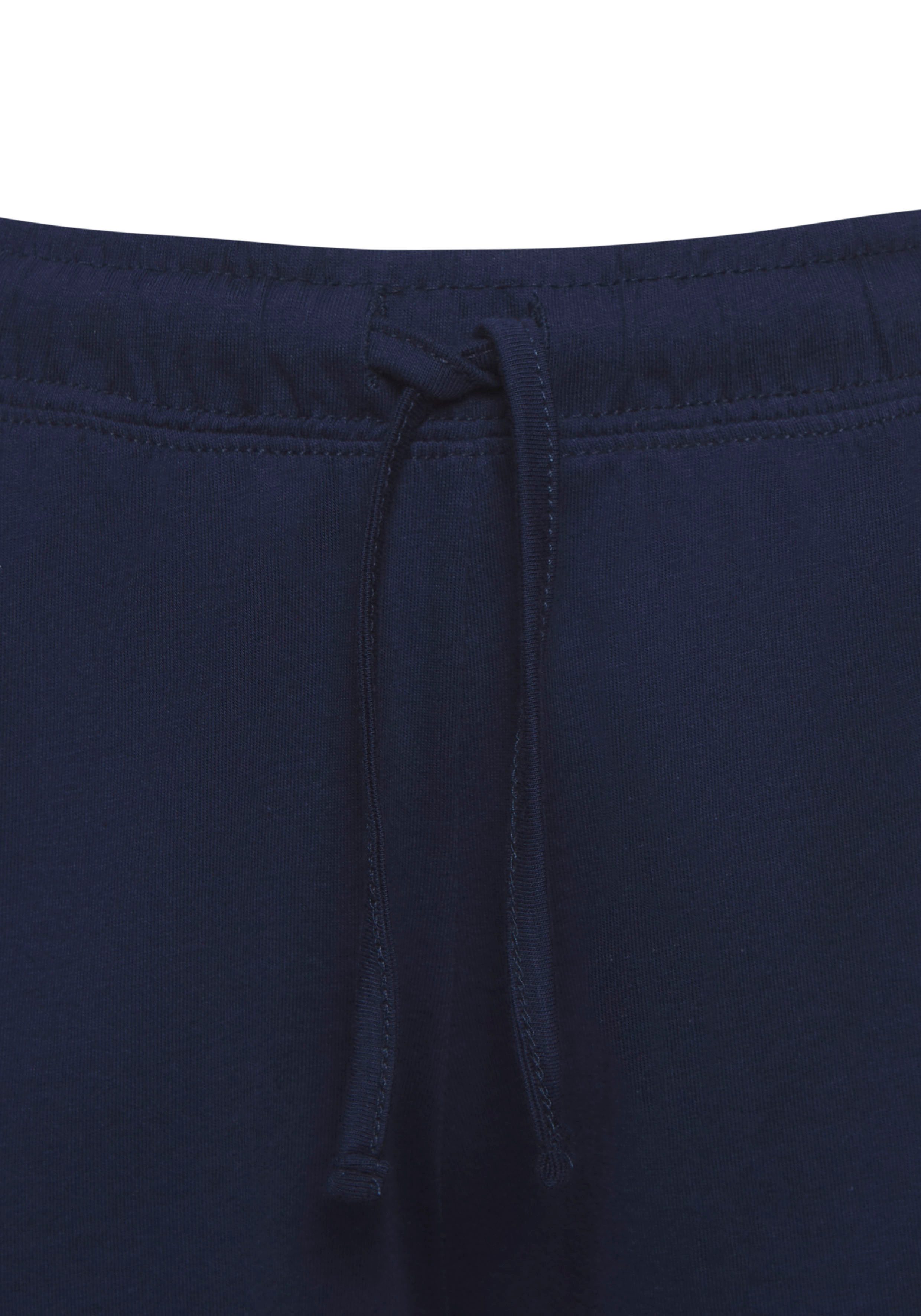 Vivance Dreams Shortama met strepen van voorgeverfd garen (set, 2-delig)