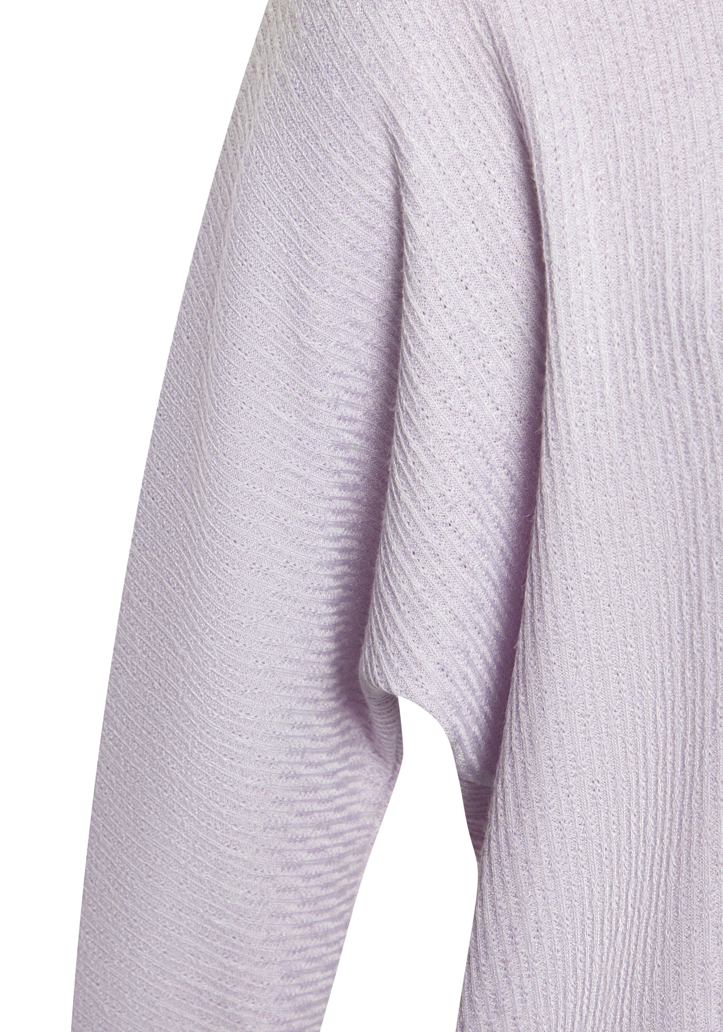 Vivance Shirt met lange mouwen In modieuze structuur-look van onderhoudsvriendelijke breikwaliteit met viscose