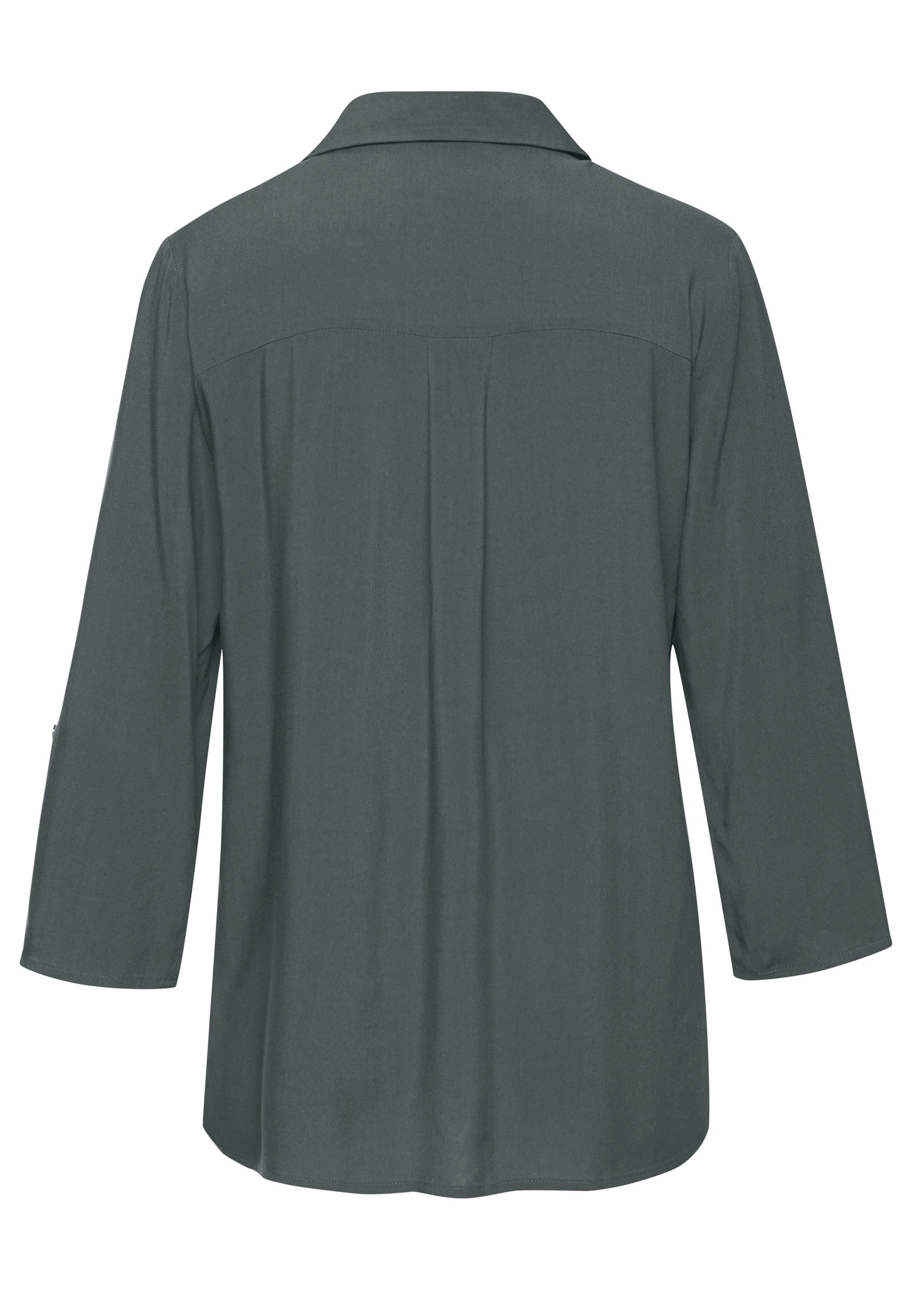Lascana Blouse zonder sluiting met 3/4-mouwen, elegante damesblouse