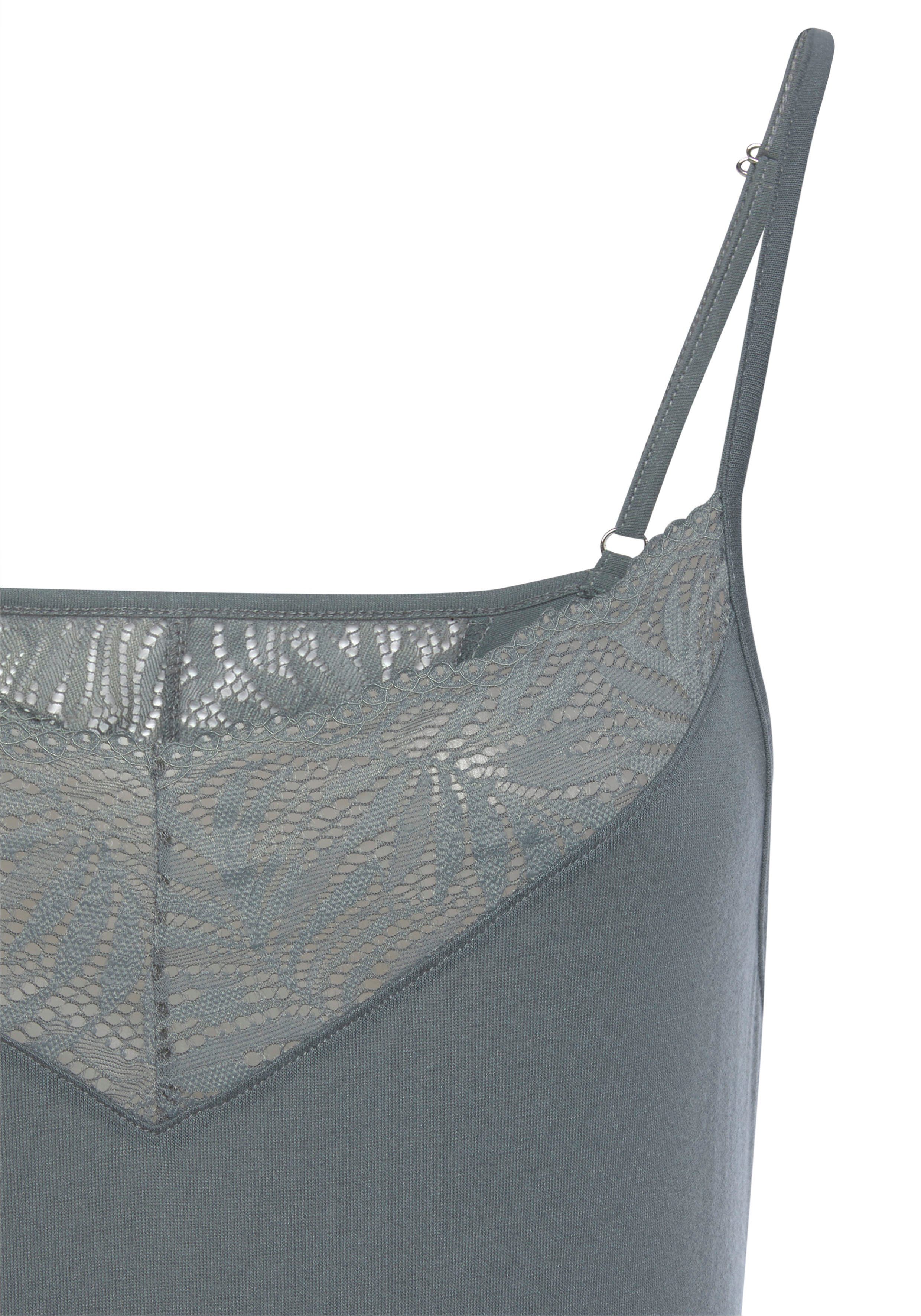 Lascana Negligé met chique kanten details