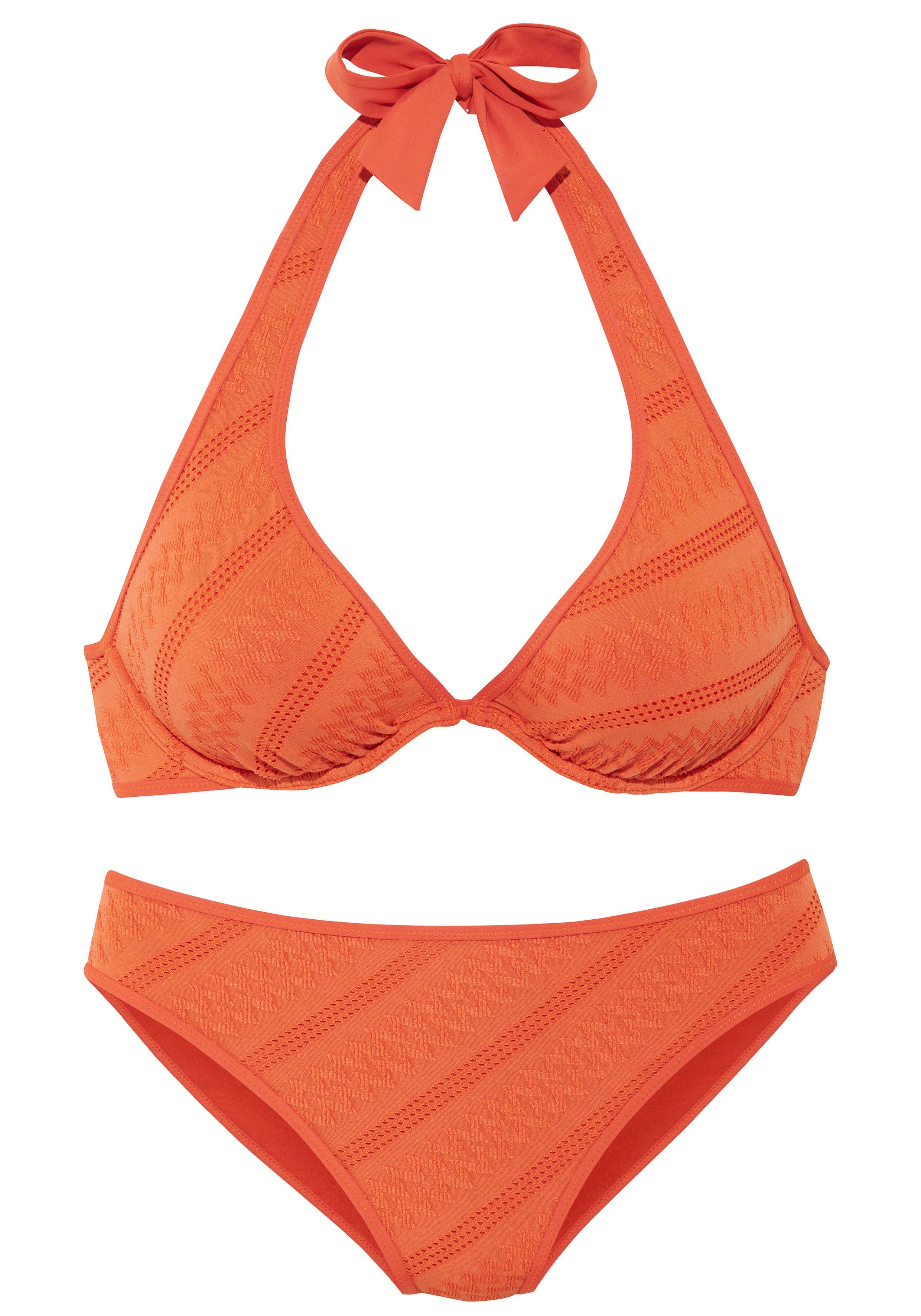 s.Oliver RED LABEL Beachwear Beugelbikini Naila met structuur (set)