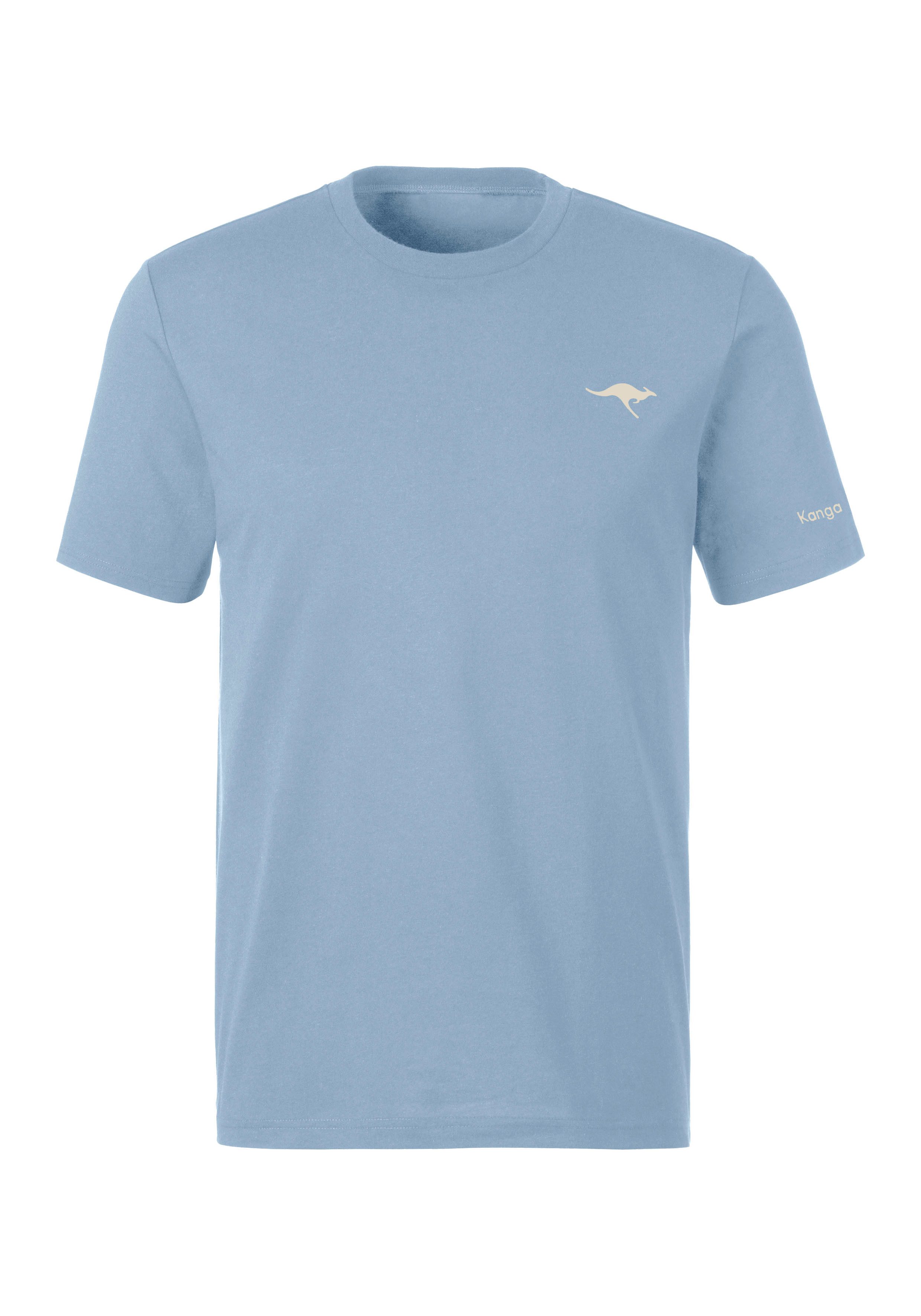 KangaROOS T-shirt met kangaroos-print op borsthoogte (Set van 2)