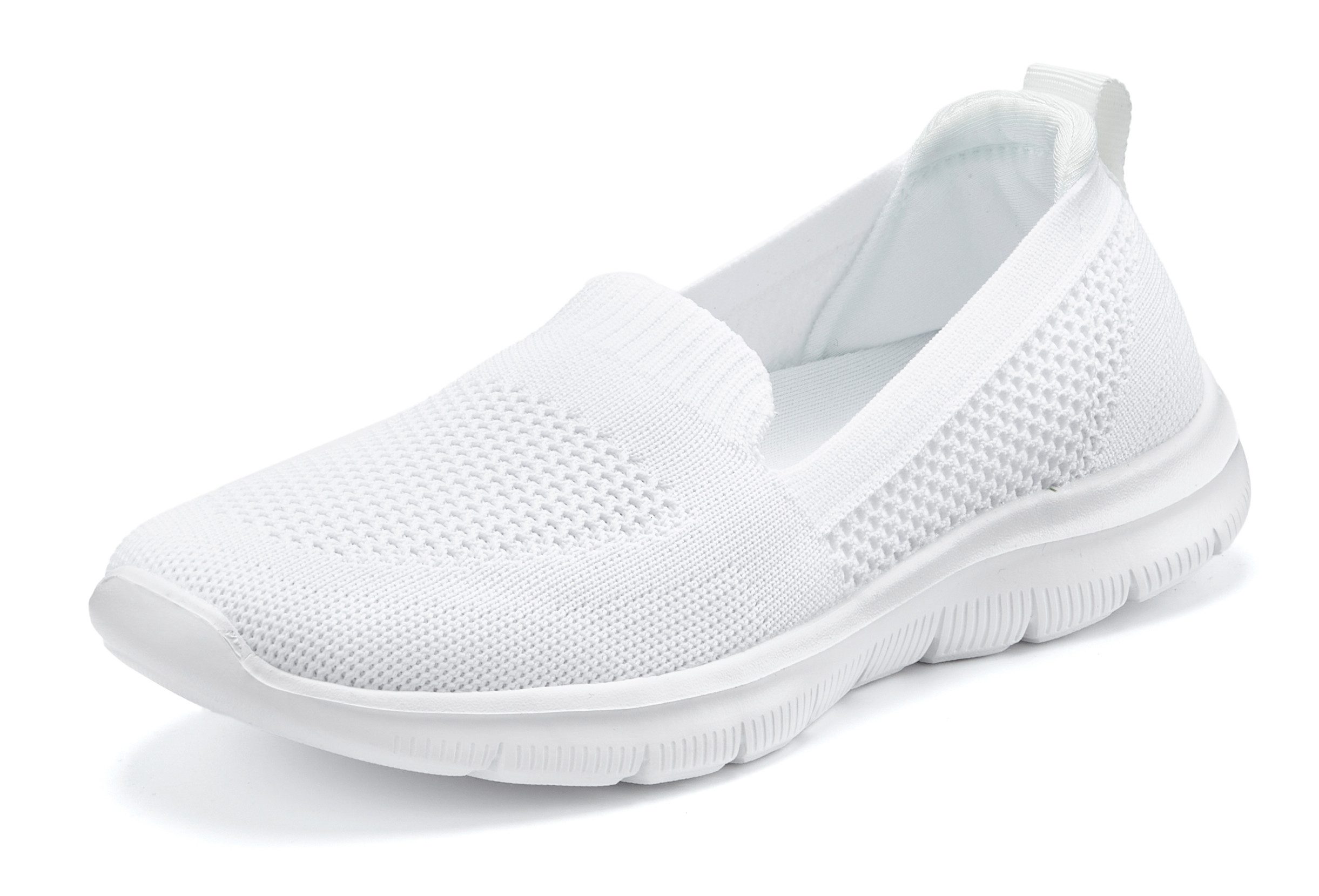 Lascana Instappers Slip-on sneaker, lage schoen, ultralichte sneaker, VEGAN