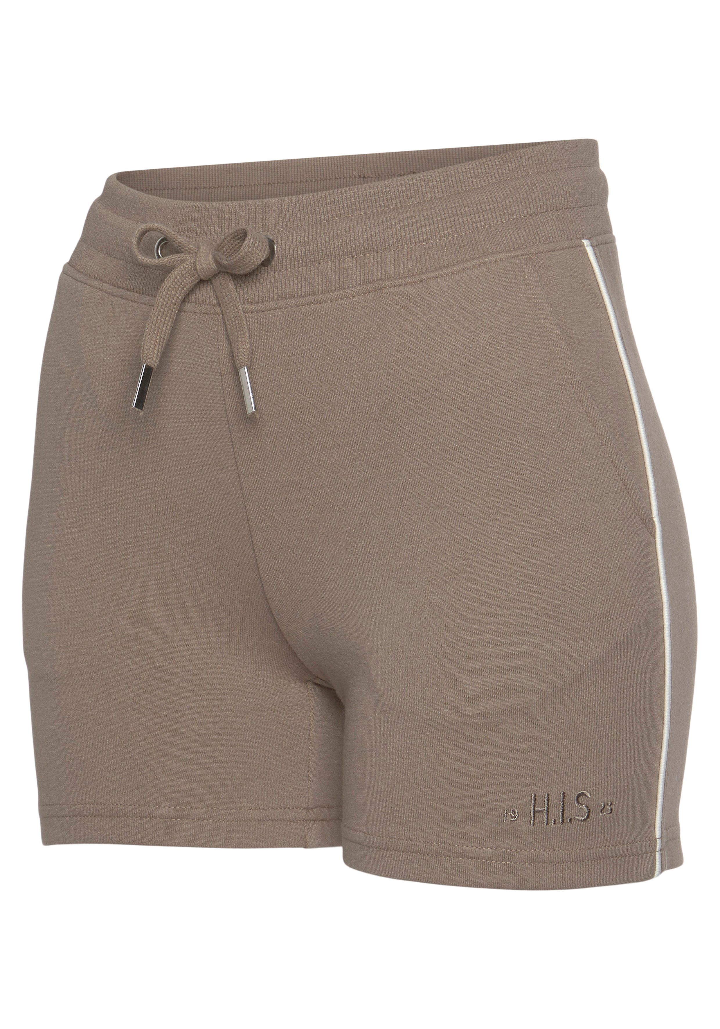 H.I.S Short met wit paspel opzij