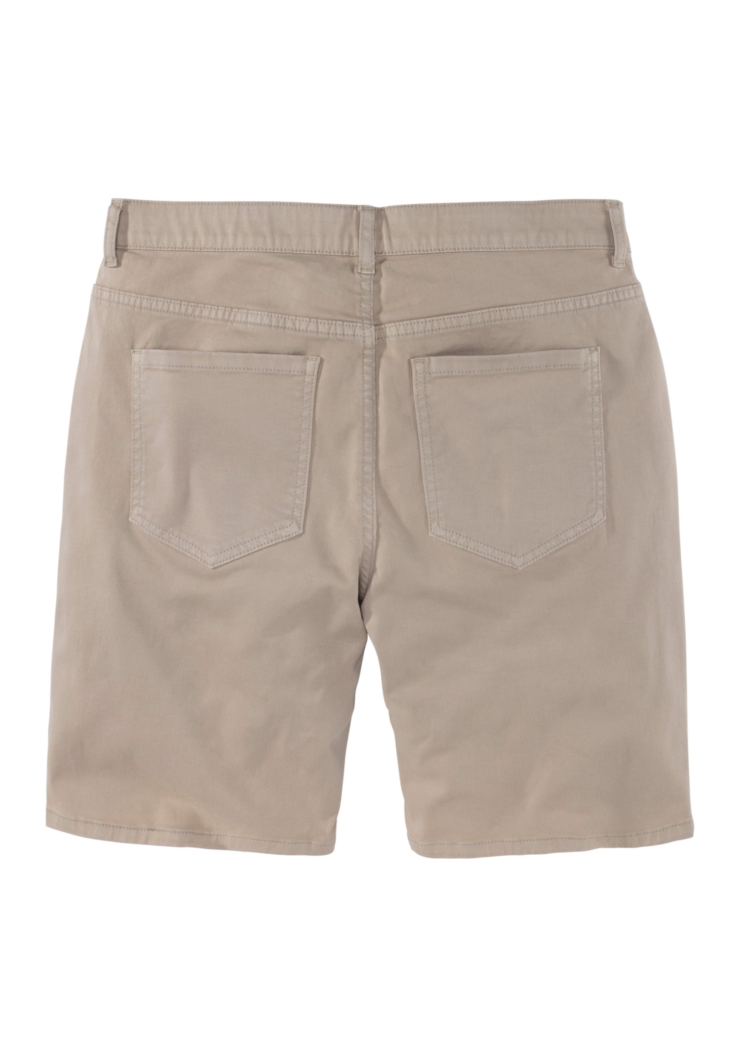 John Devin Chino-short Regular fit 5-pocket chino-shorts van elastische katoenkwaliteit