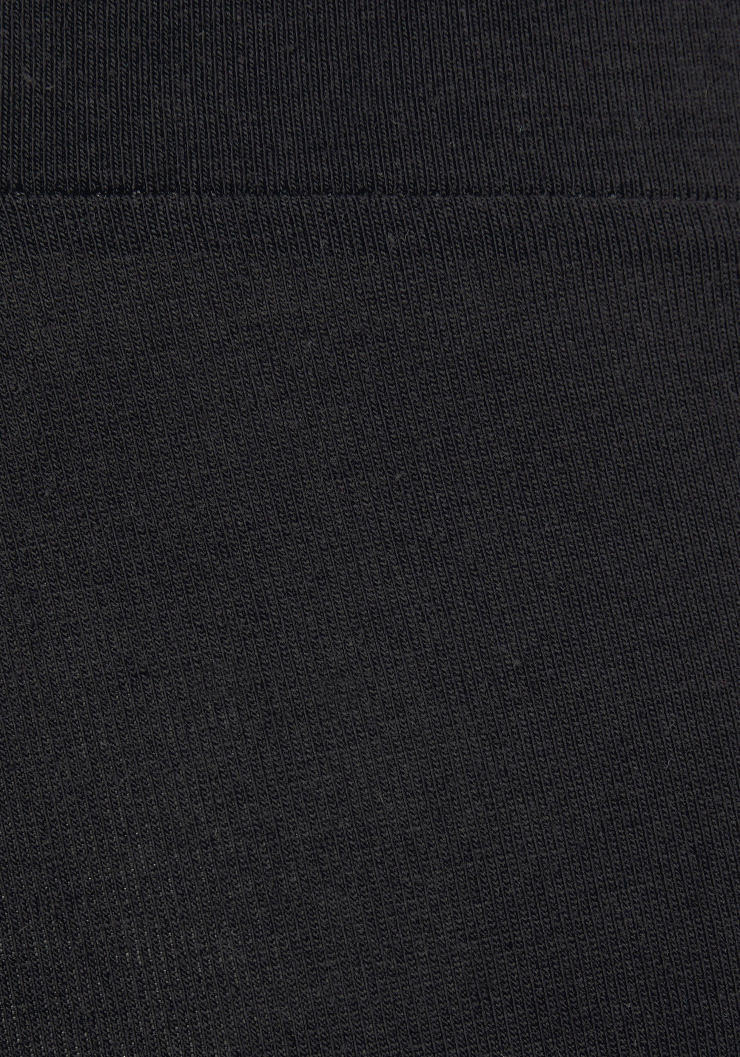 Lascana Short met brede boord en logoprint, loungewear