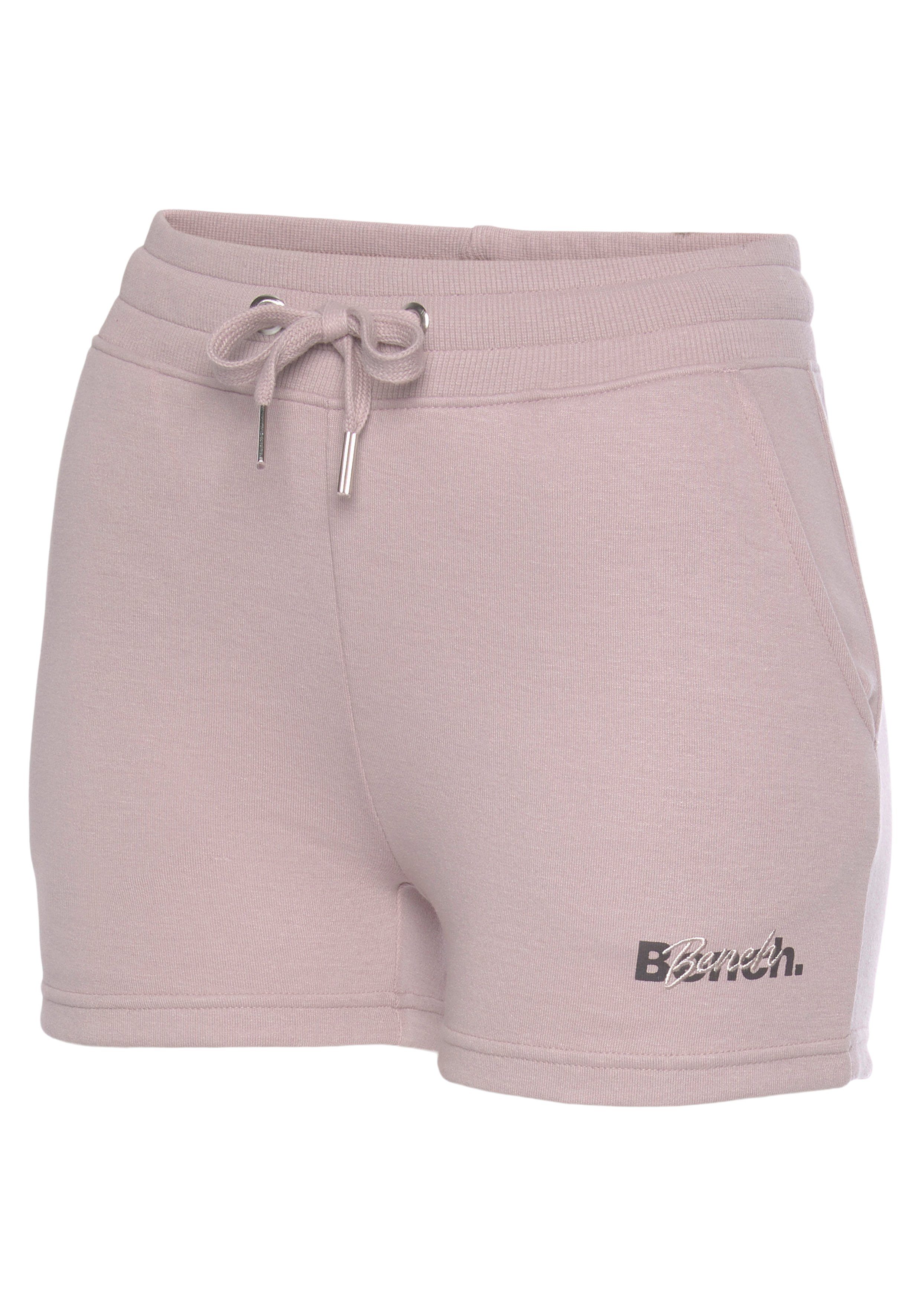 Bench. Loungewear Short met logoprint en borduursel