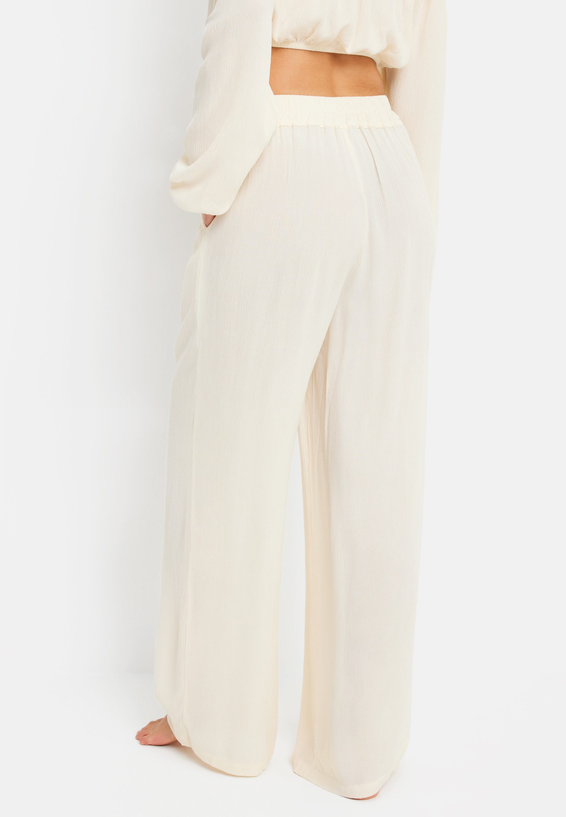 LSCN by LASCANA Comfortbroek van viscose-crêpe