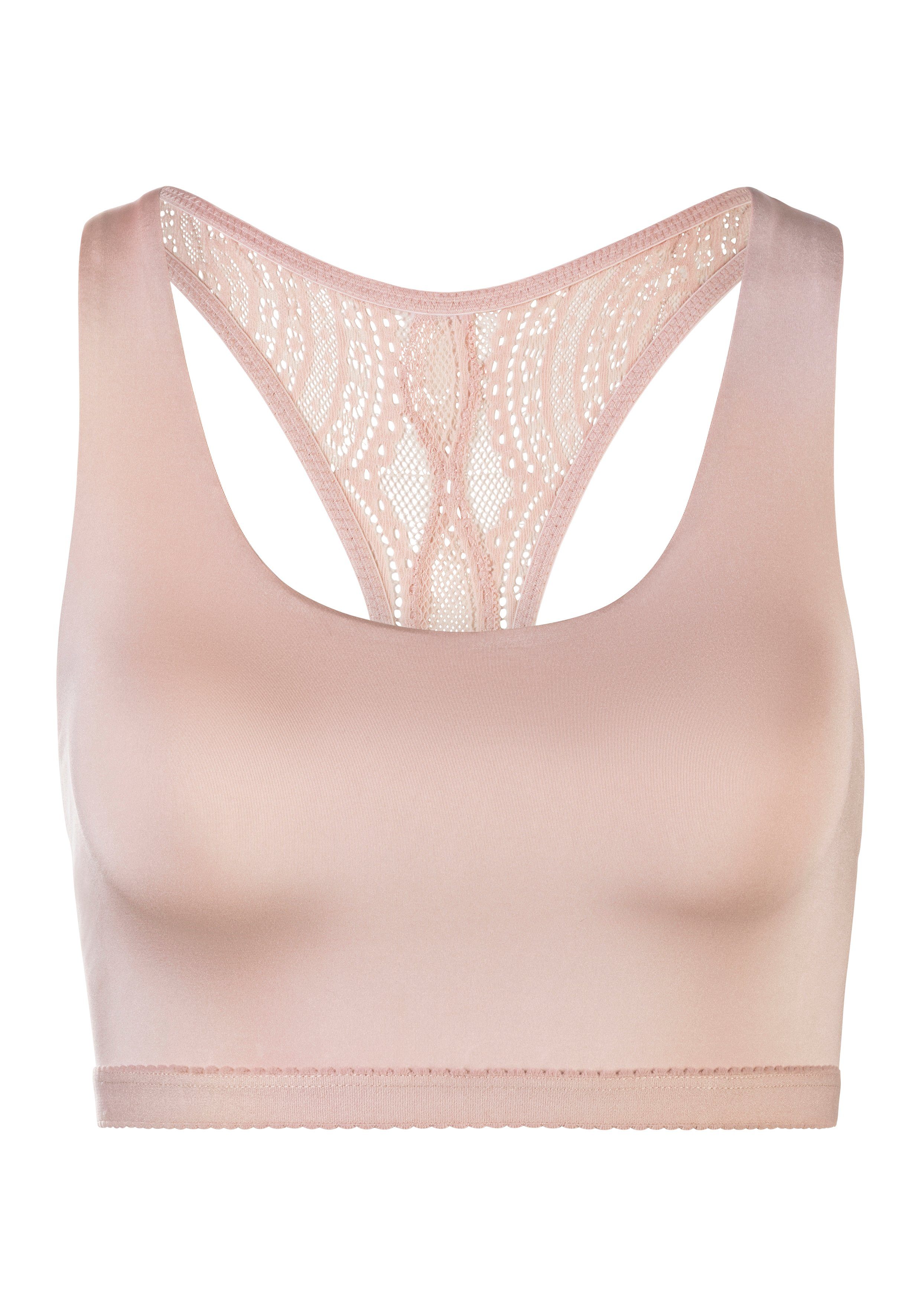 Lascana Bustier met racerback en fijne kant