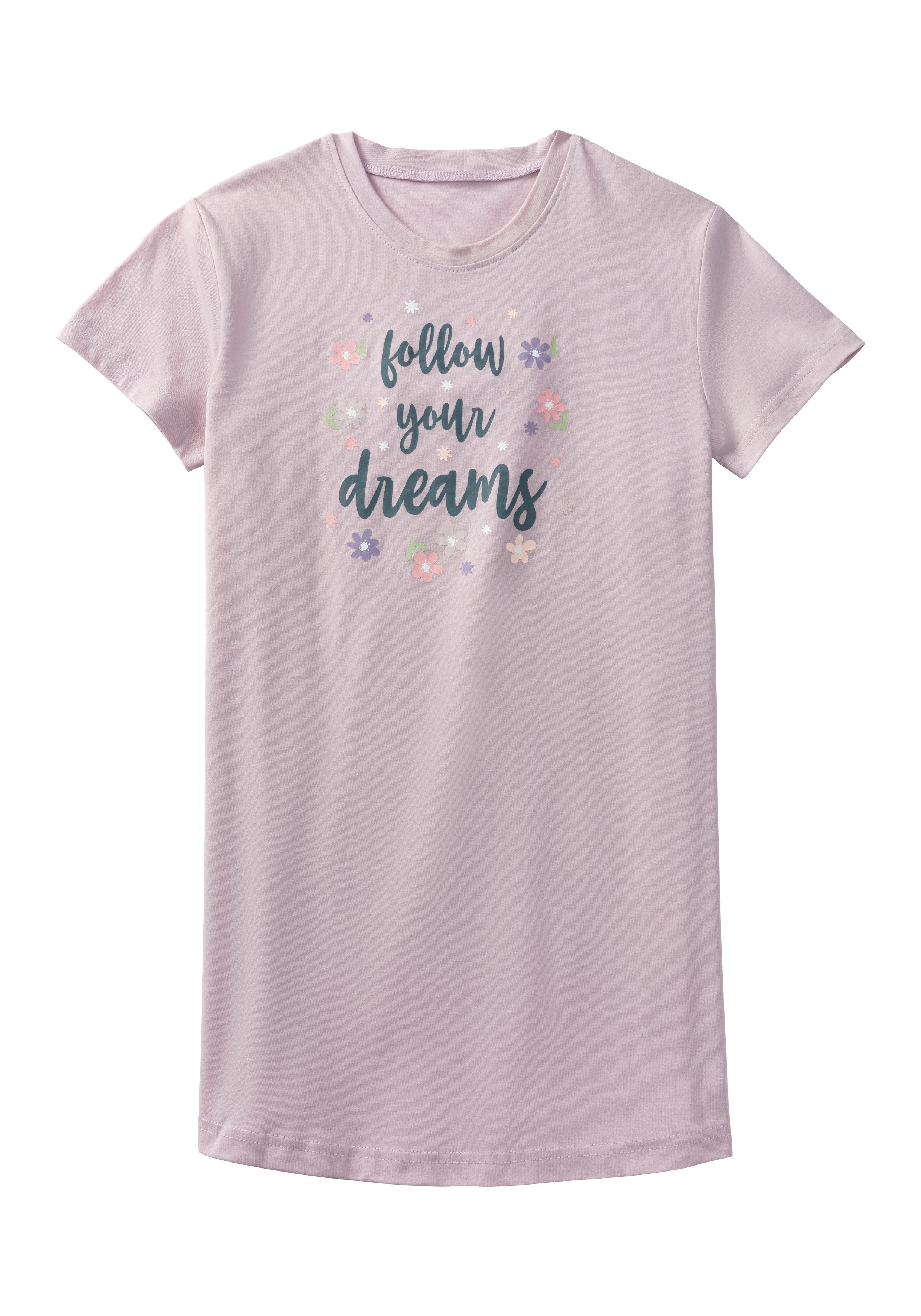 Buffalo Nachthemd Pyjama met bloemenprint (2-delig, Set van 2)