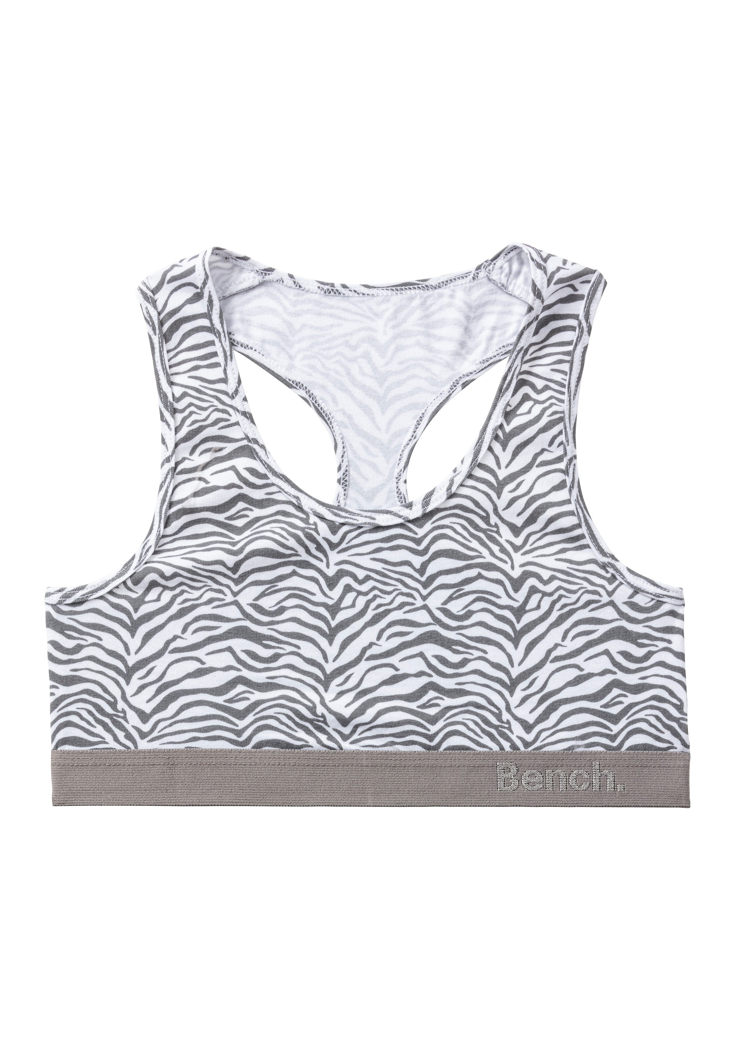 Bench. Set: Bustier met tonig zebrapatroon (4-delig, Met hipster)