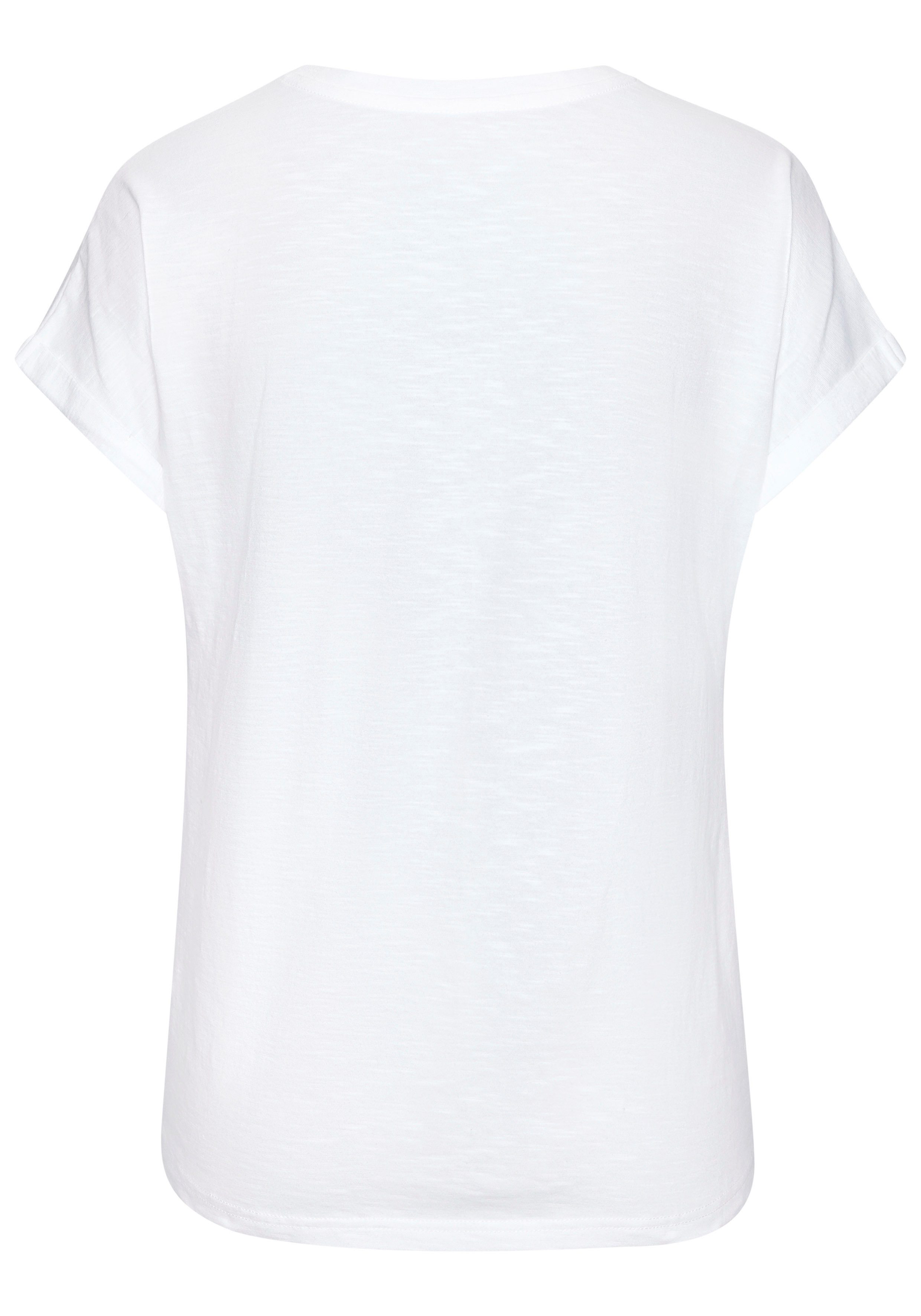 Vivance T-shirt Met modieuze frontprint in een zachte katoenkwaliteit