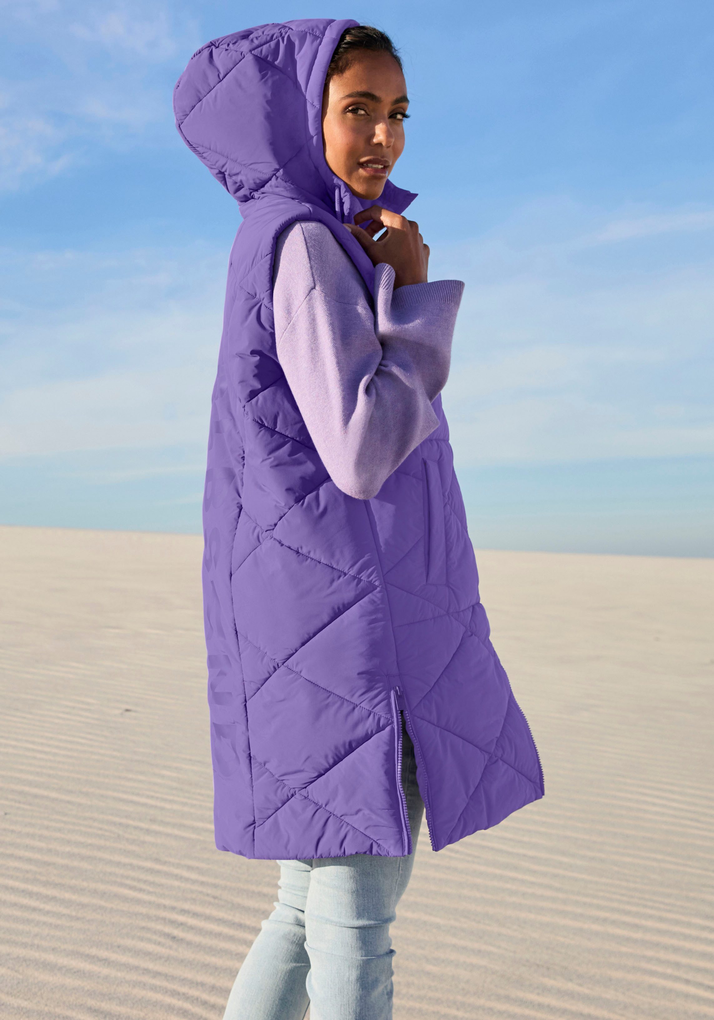 Elbsand Bodywarmer met een capuchon