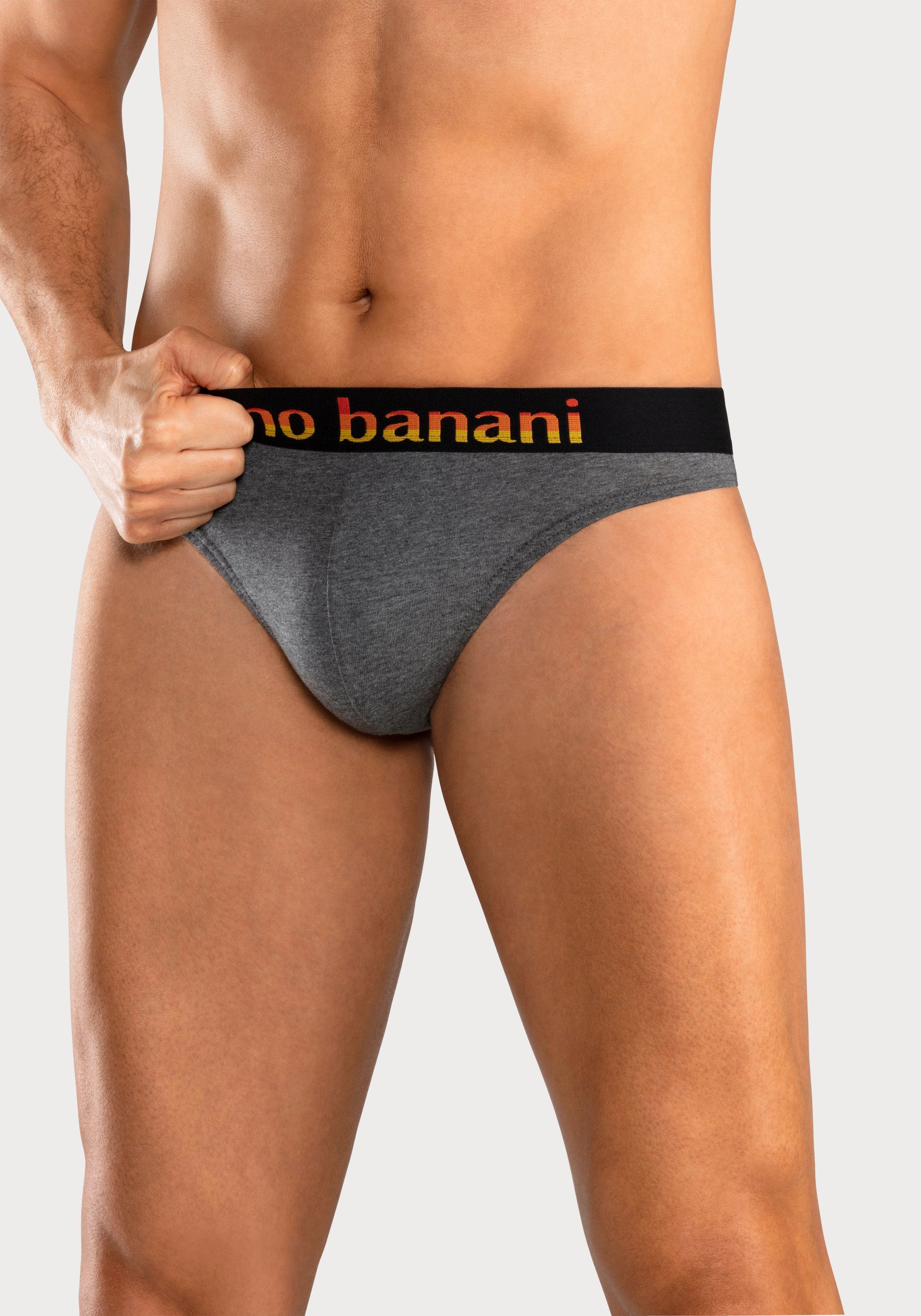 Bruno Banani String met gestreepte logoweefband (set, 5 stuks)