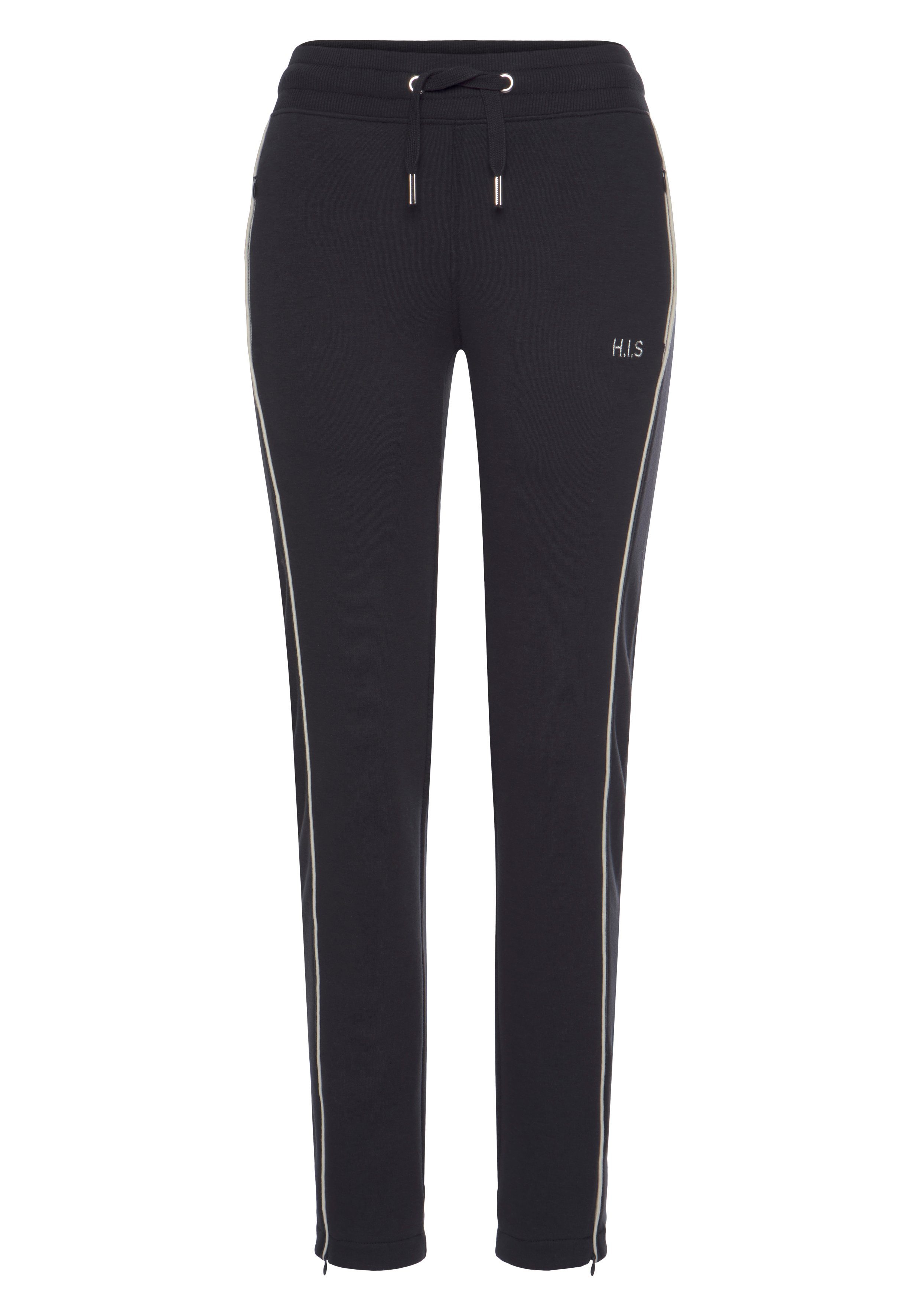 H.I.S Sweatbroek met rits aan de broekzoom, loungepak