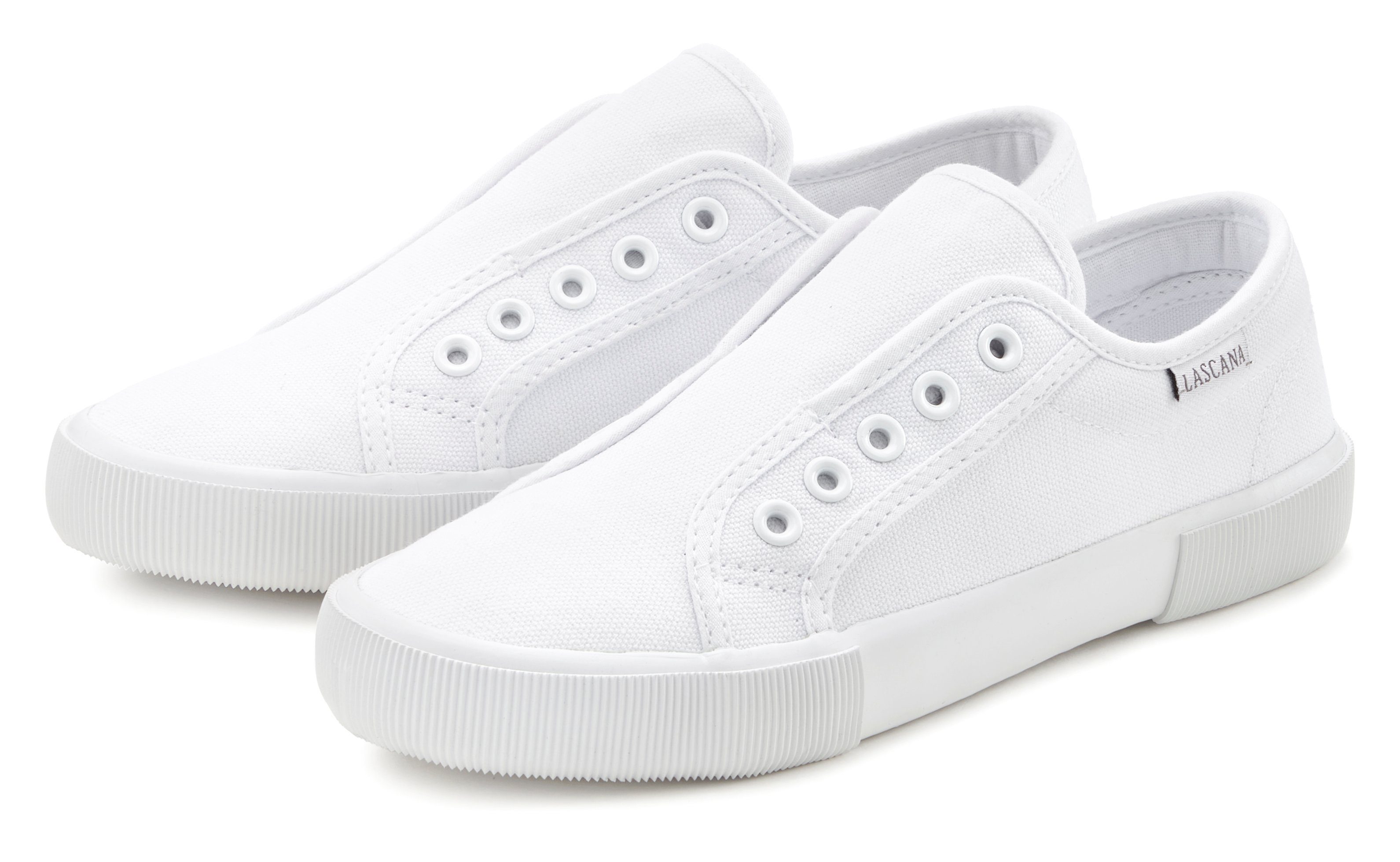 Lascana Sneakers Slipper, lage schoen, slip-on sneaker comfortabel om in te glijden