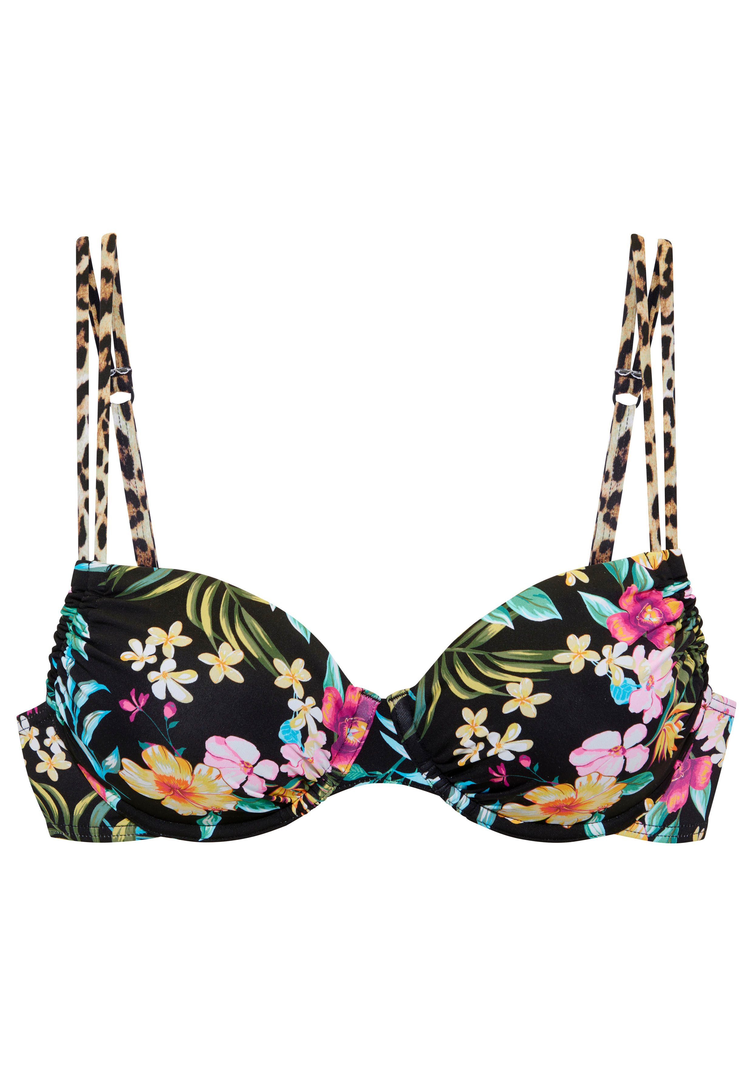 Buffalo Beugelbikinitop Simba in de trendy print