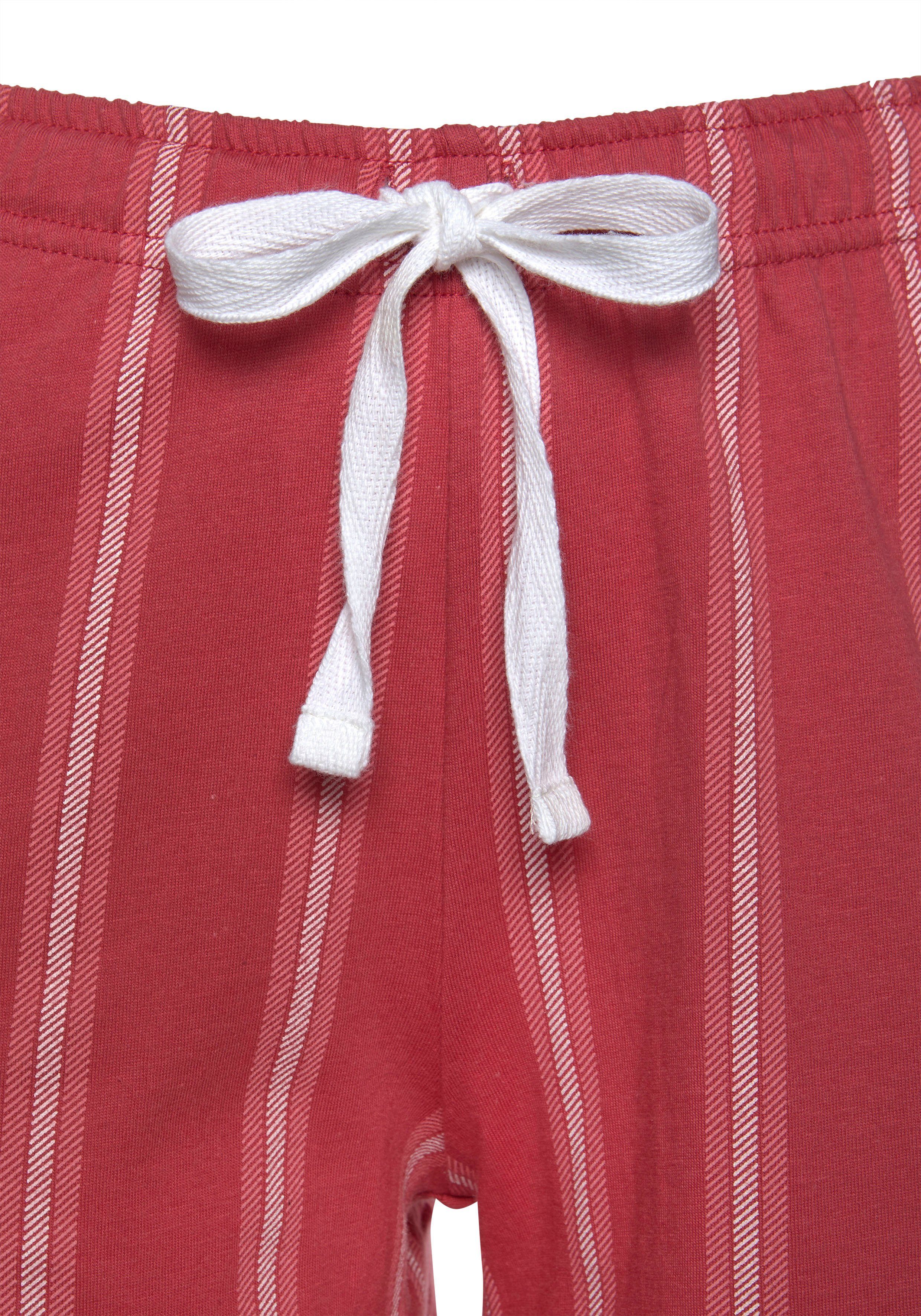 Vivance Dreams Pyjama met frontprint (2-delig, 1 stuk)