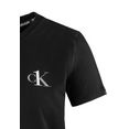 calvin klein t-shirt ck one lounge met kleine ck logoprint zwart