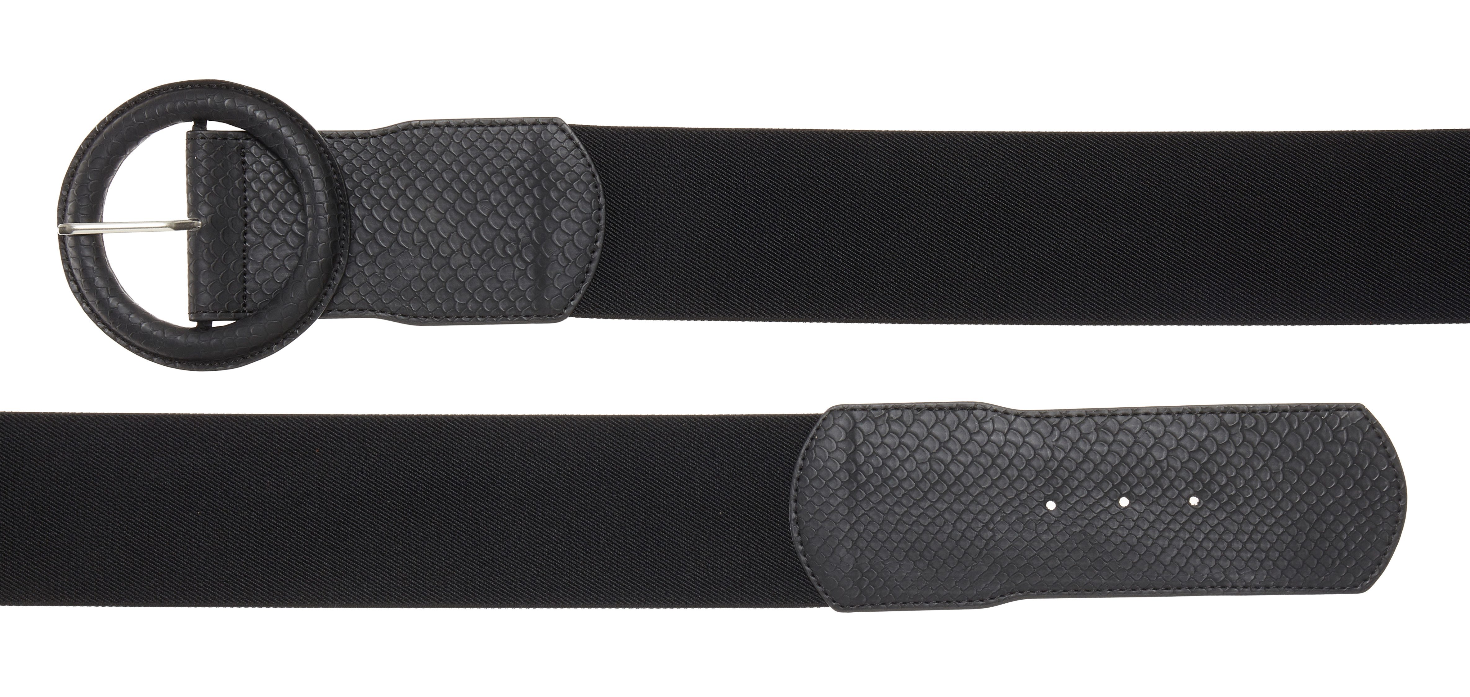 Lascana Taille riem Stretch riem modieuze ringgesp, stretchriem, voor jurk & overall, buikriem