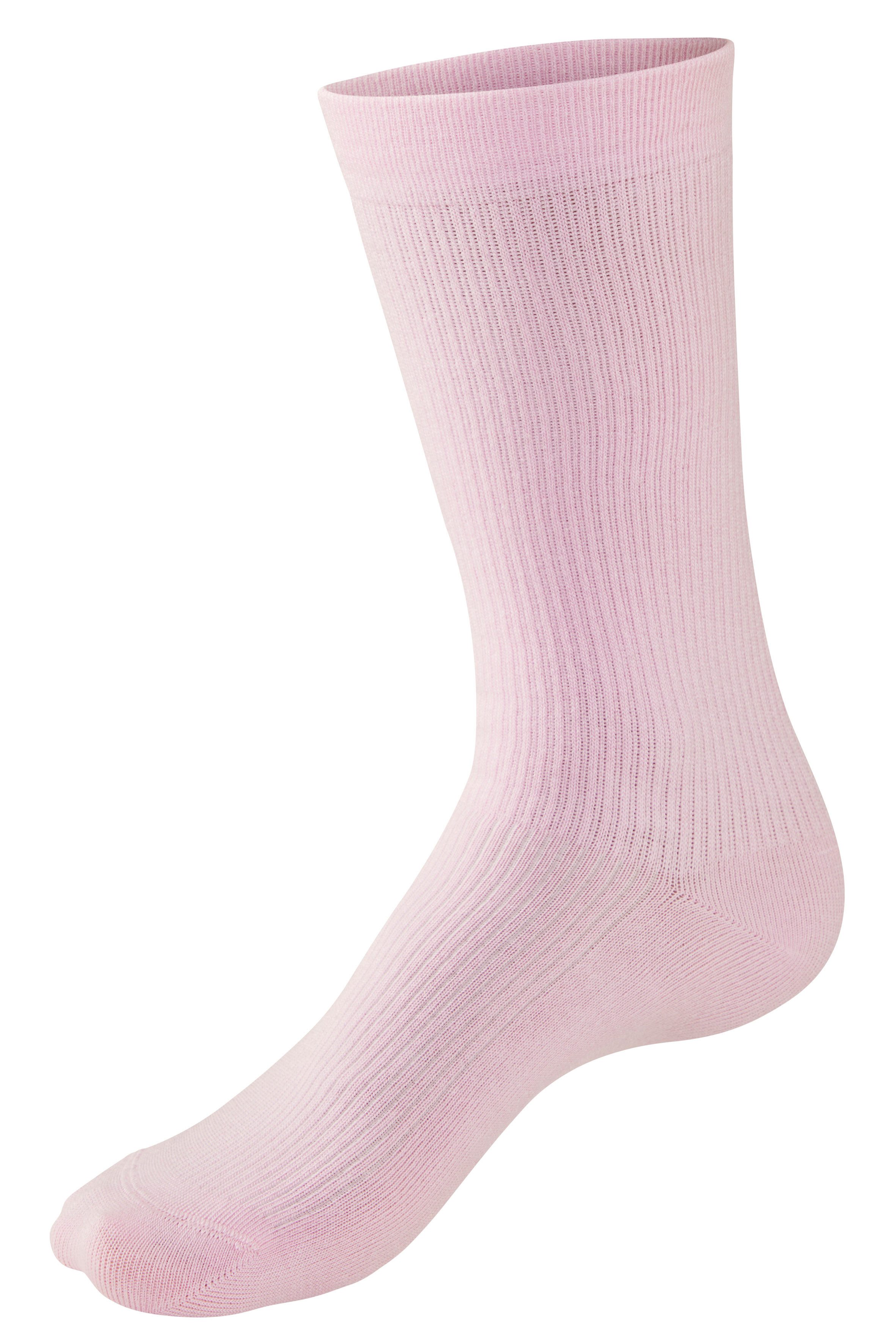 Copenhagen Studios Basic sokken met ribstructuur en borduursel (set, 3 paar)