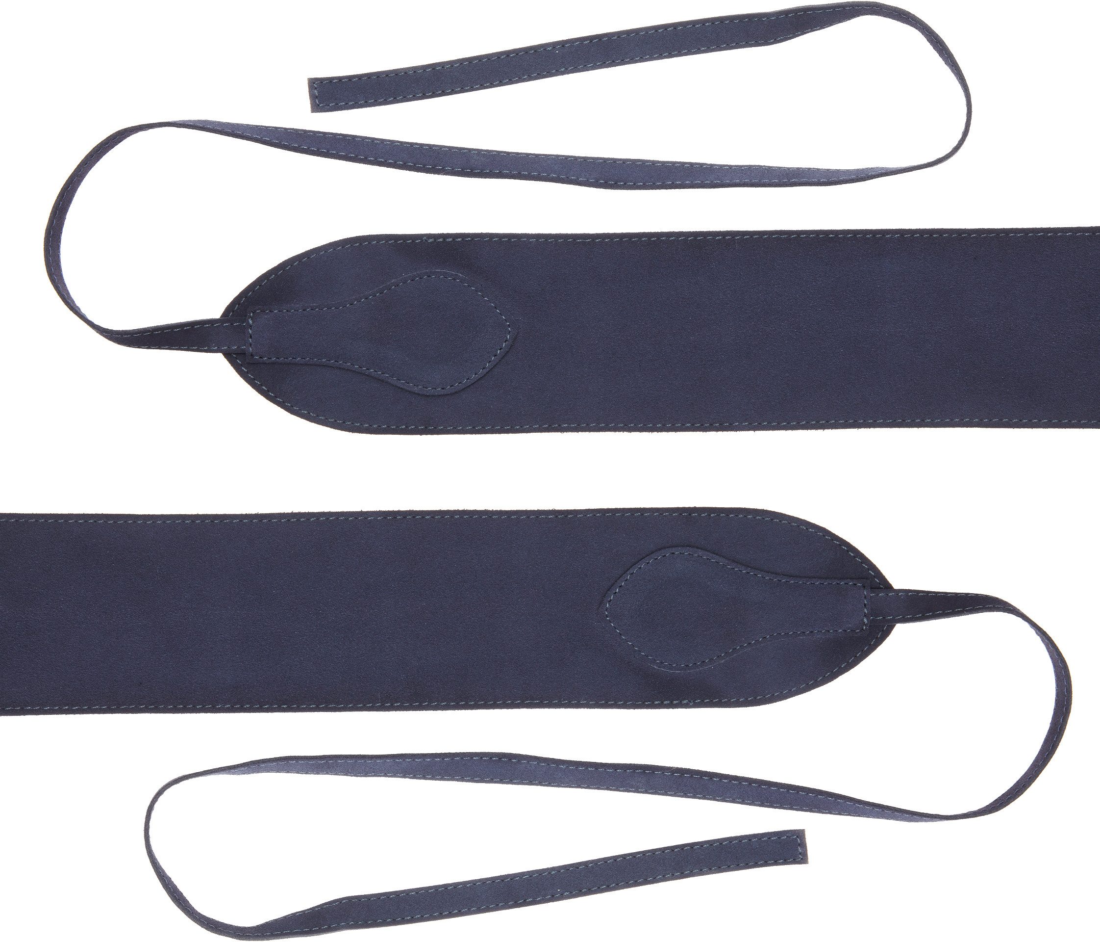 Lascana Taille riem Bindceintuur Leren riem, shaping-effect, voor jurk & overall, buikriem riemen maat L blauw