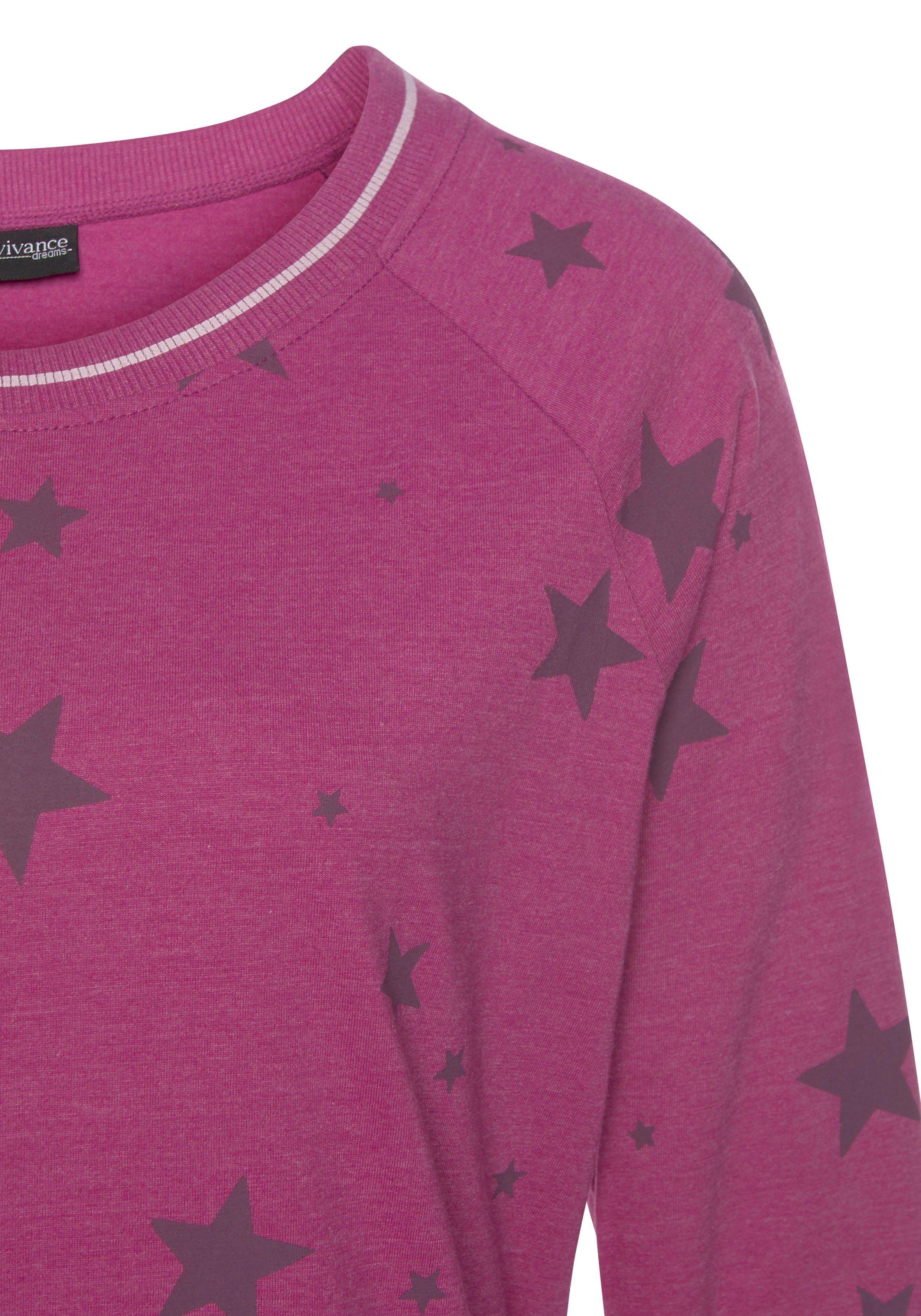 Vivance Dreams Nachthemd met trendy sterrenprint