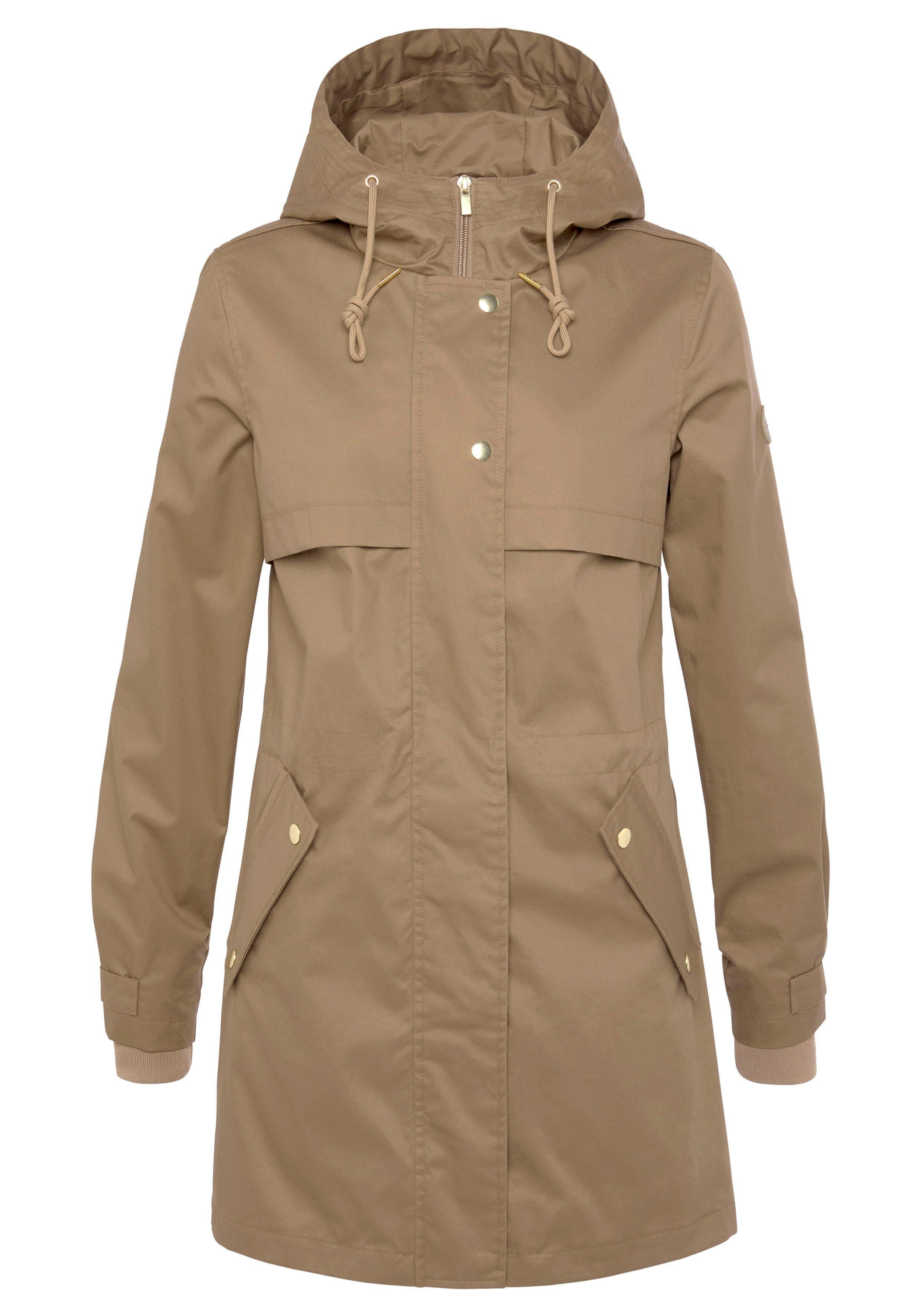 French Connection Allweatherjack met een capuchon