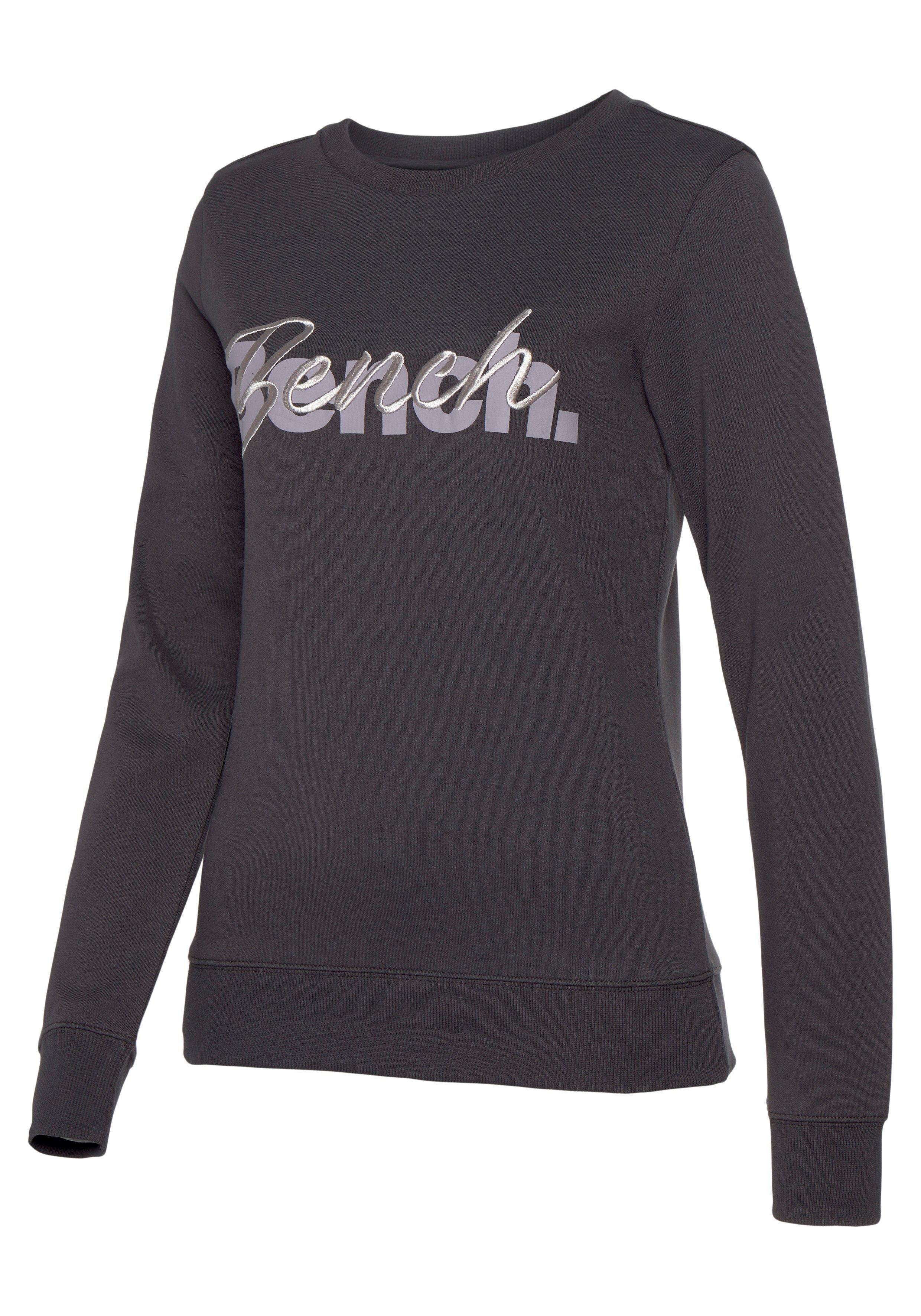 Bench. Loungewear Sweatshirt met logoprint en borduurwerk, loungepak