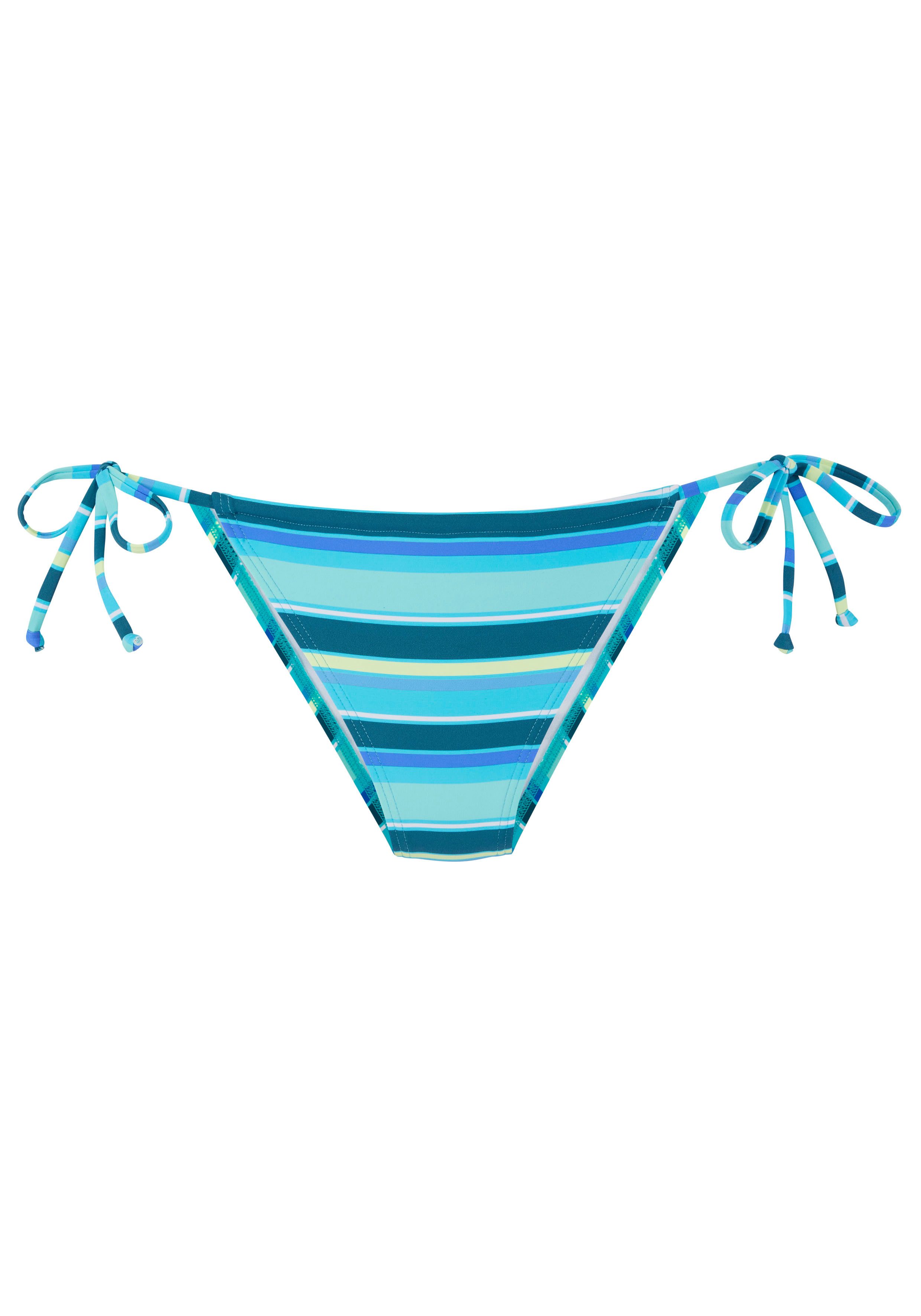 s.Oliver RED LABEL Beachwear Bikinibroekje Fun in korte snit en trendy streepdesign