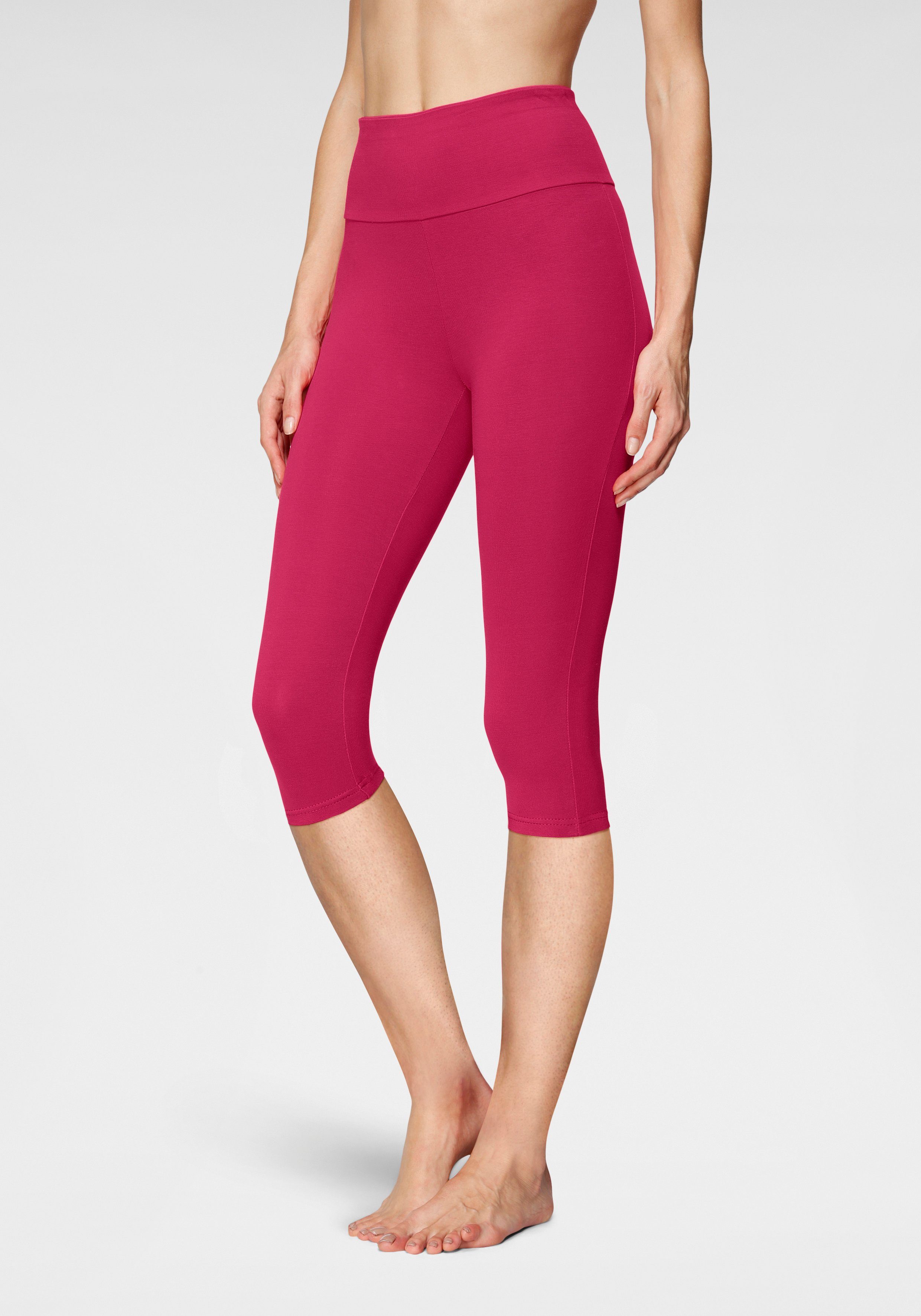 Lascana Caprilegging met brede, zachte boord