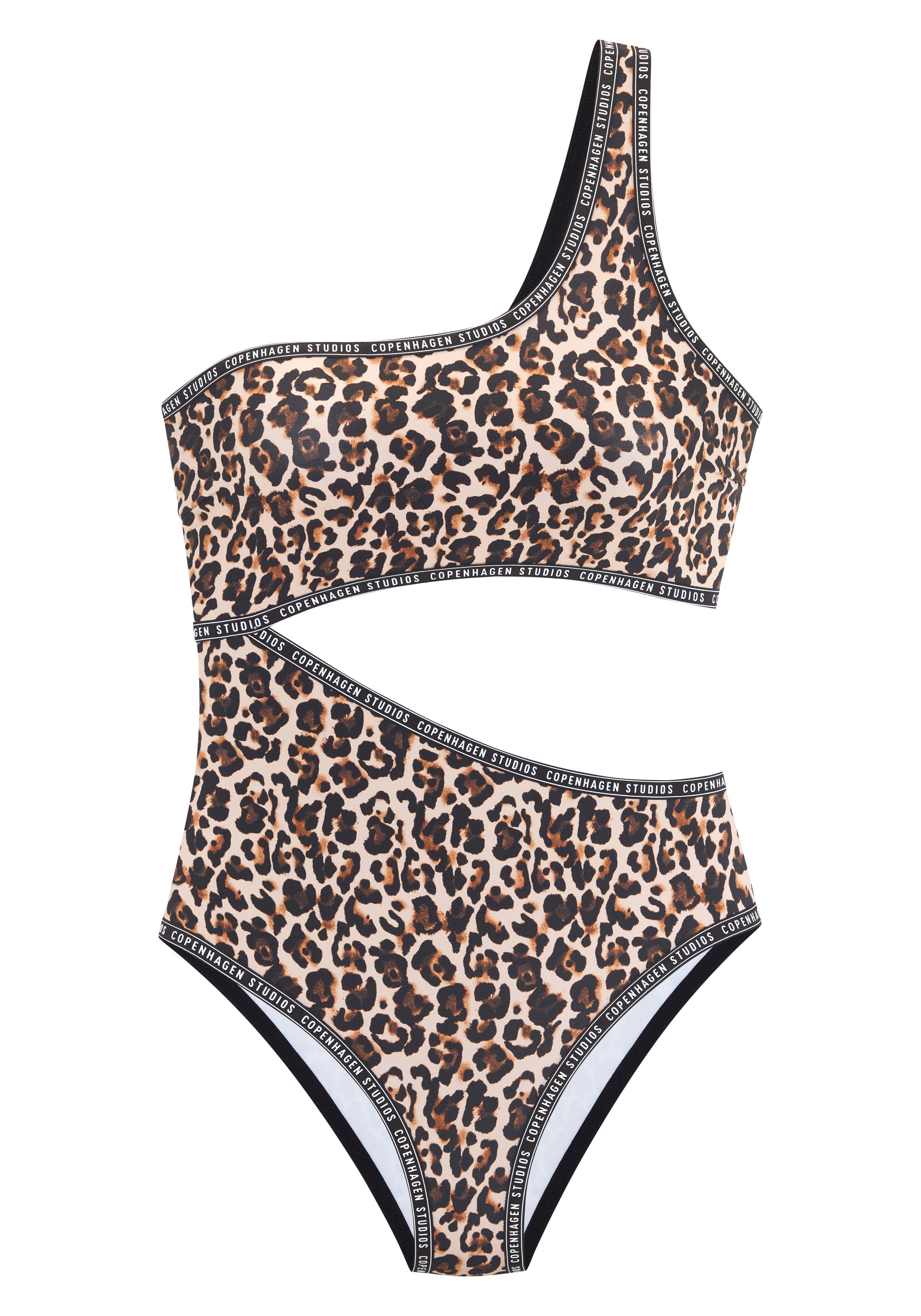 Copenhagen Studios Badpak Leody Met trendy animal-print