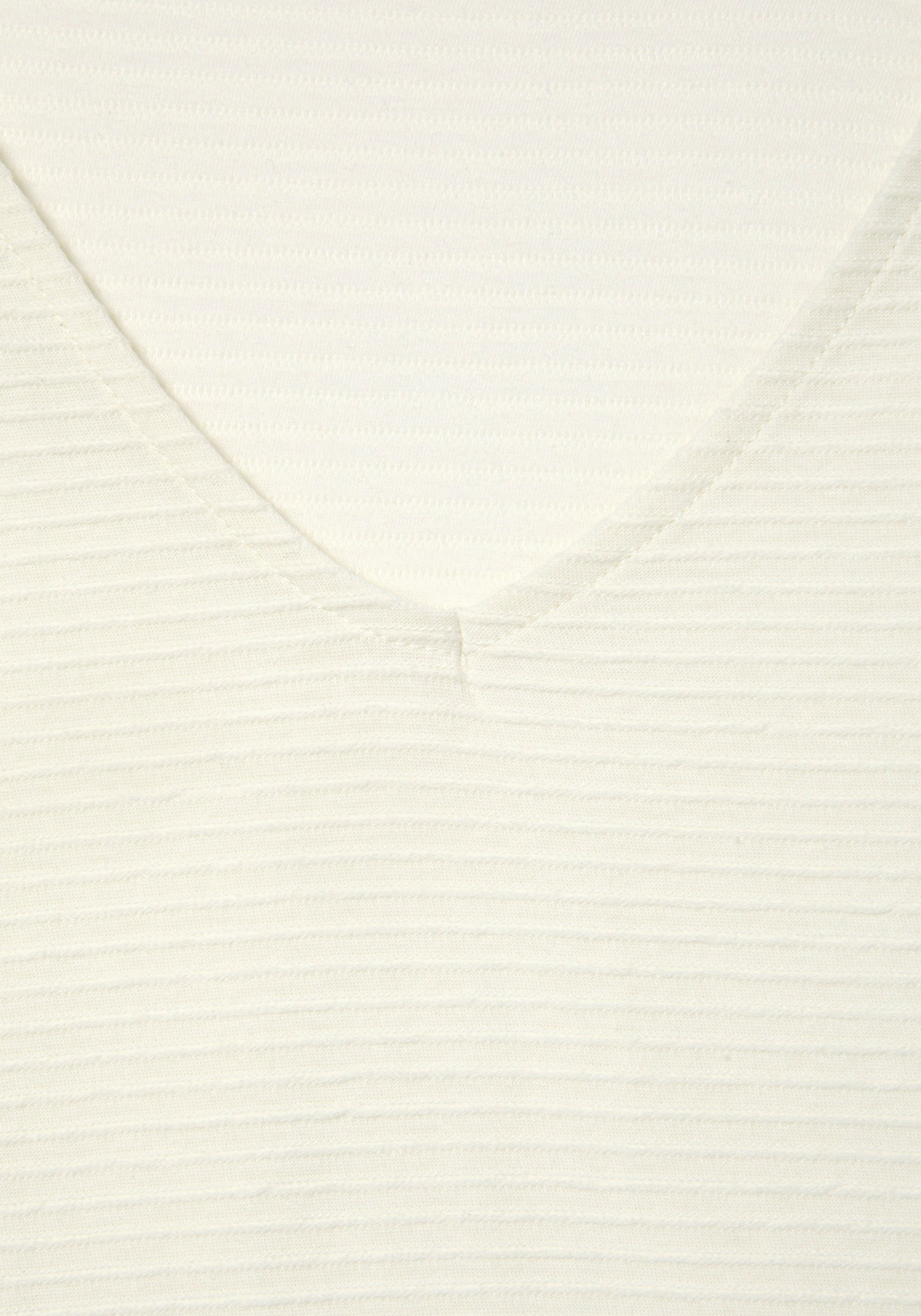 Lascana Shirt met lange mouwen Met streepstructuur in een zachte katoenkwaliteit (2-delig, Set van 2)