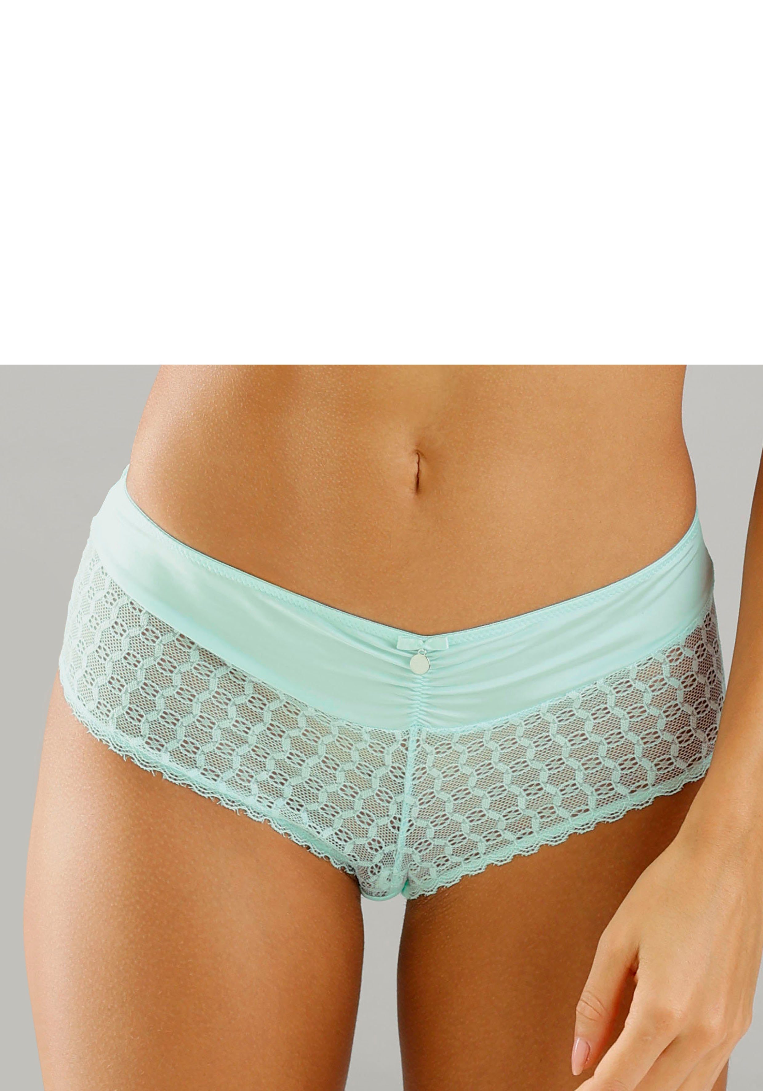 s.Oliver RED LABEL Beachwear Hipster Estelle van gebloemde kant