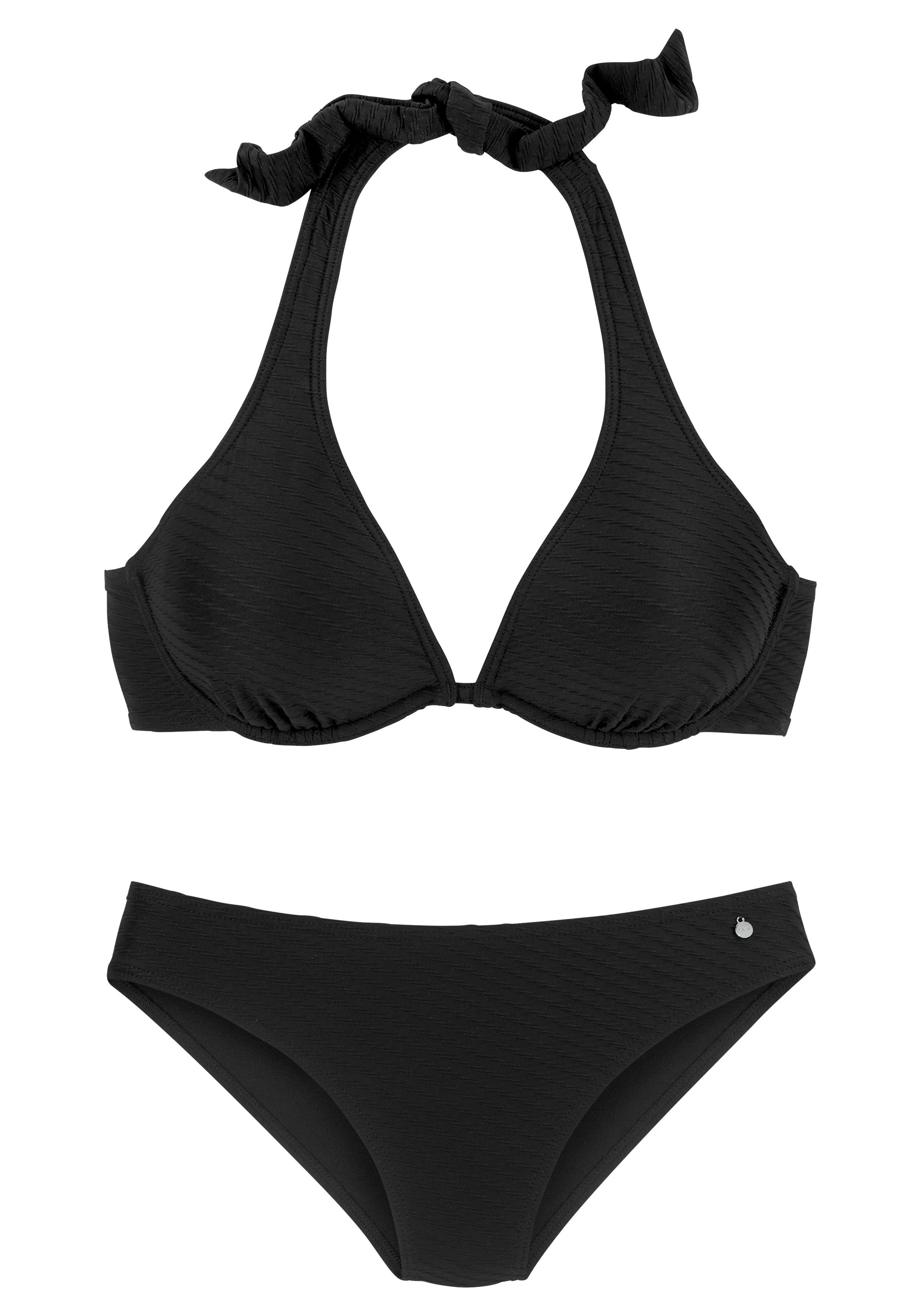 s.Oliver RED LABEL Beachwear Beugelbikini Cho Structuurstof