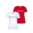 bench. t-shirt rood