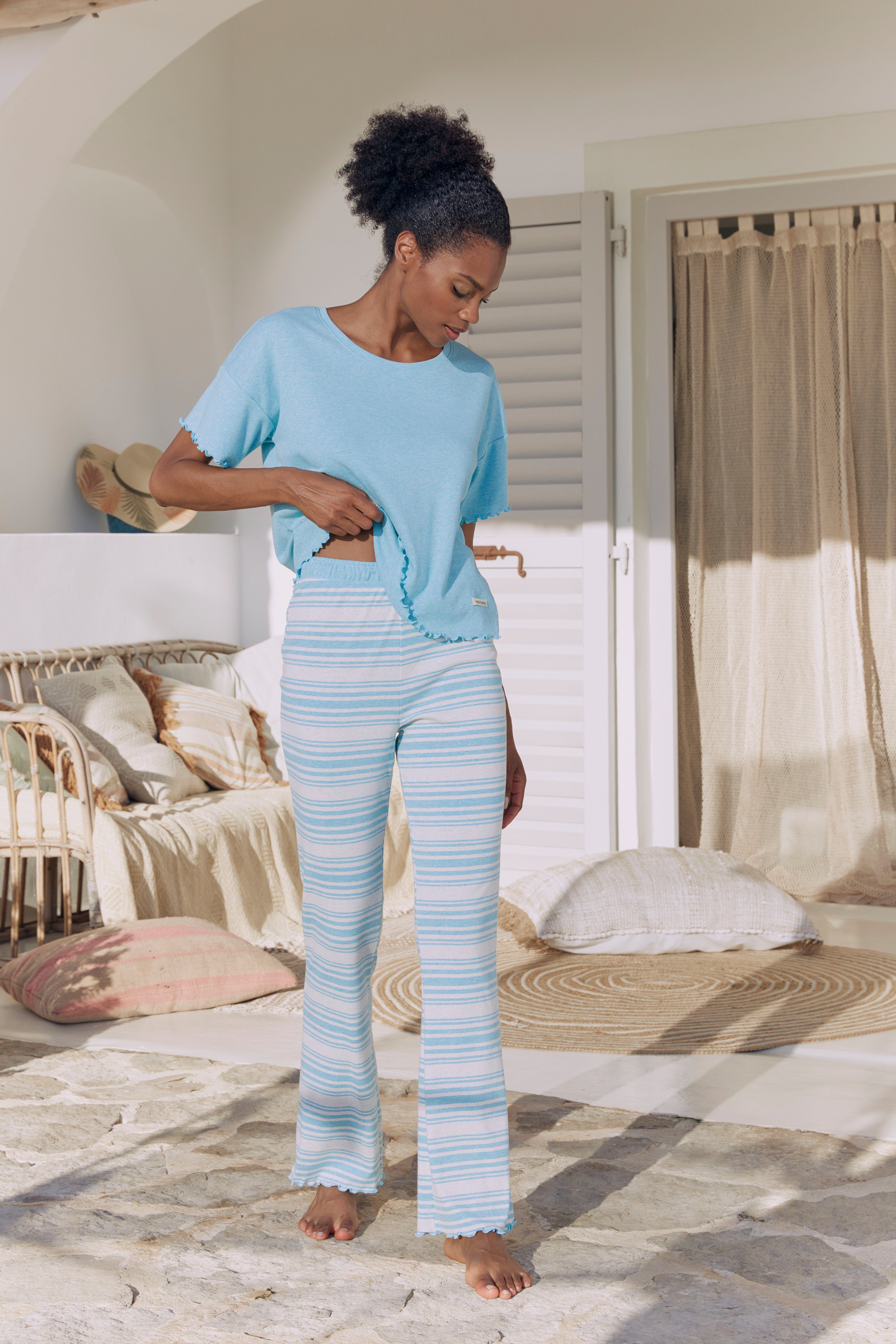 s.Oliver RED LABEL Beachwear Pyjamabroek met babylock-details