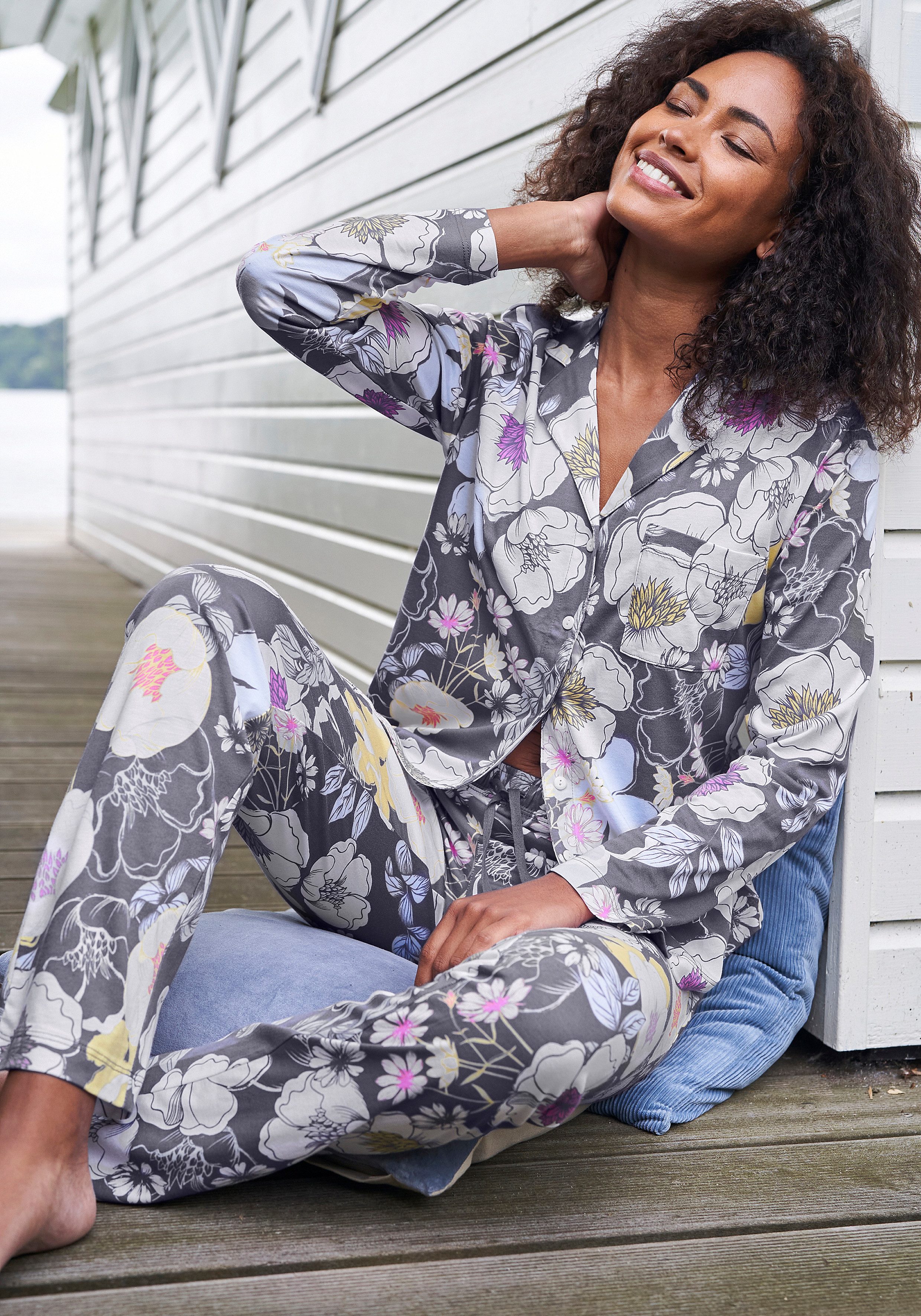 Vivance Dreams Pyjama in mooi patroon (2-delig)