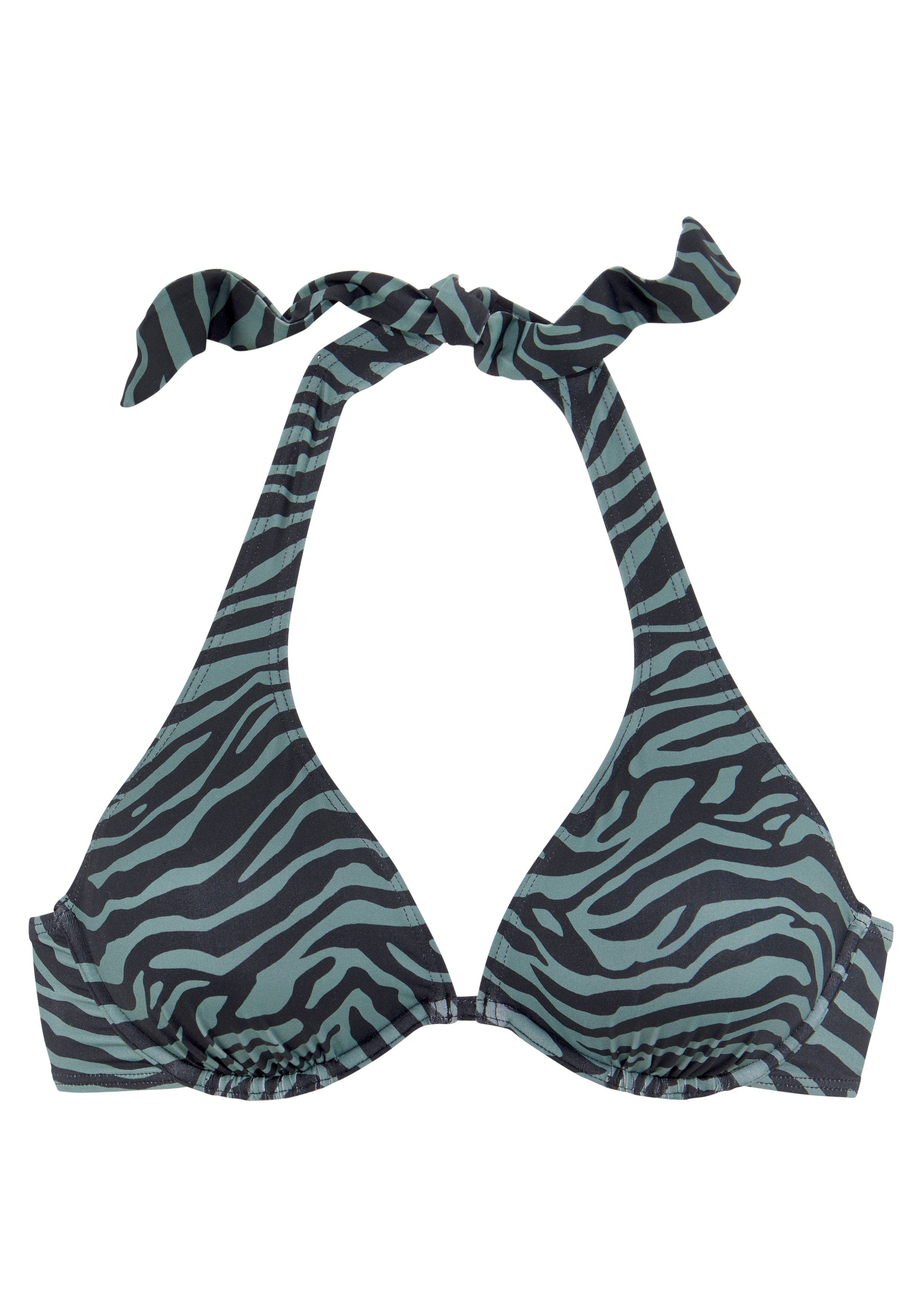 Venice Beach Bikinitop met beugels Riella in animaldesign